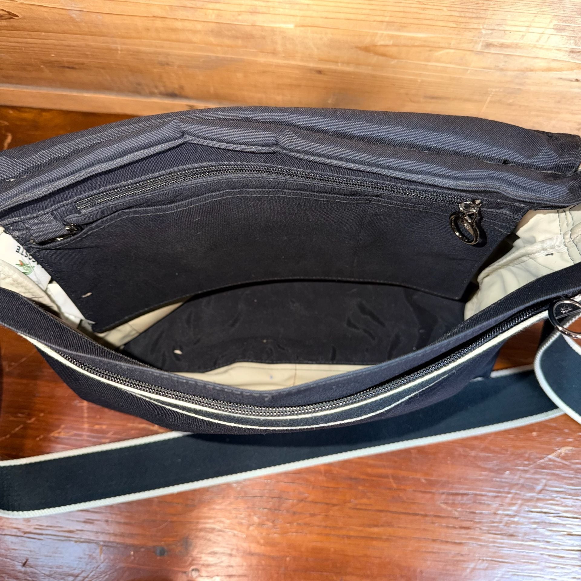 Lacoste Black Messenger Bag 5