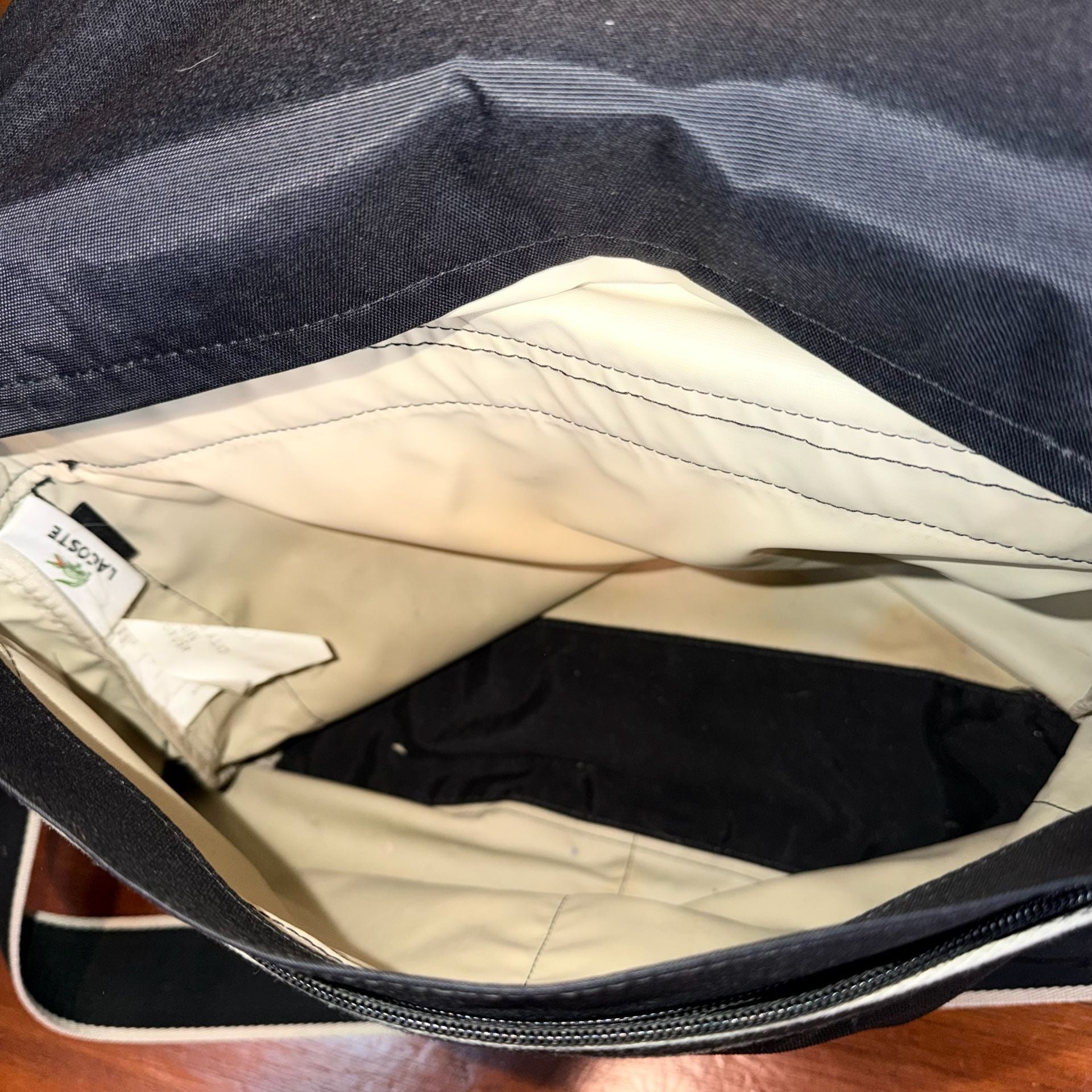 Lacoste Black Messenger Bag 6