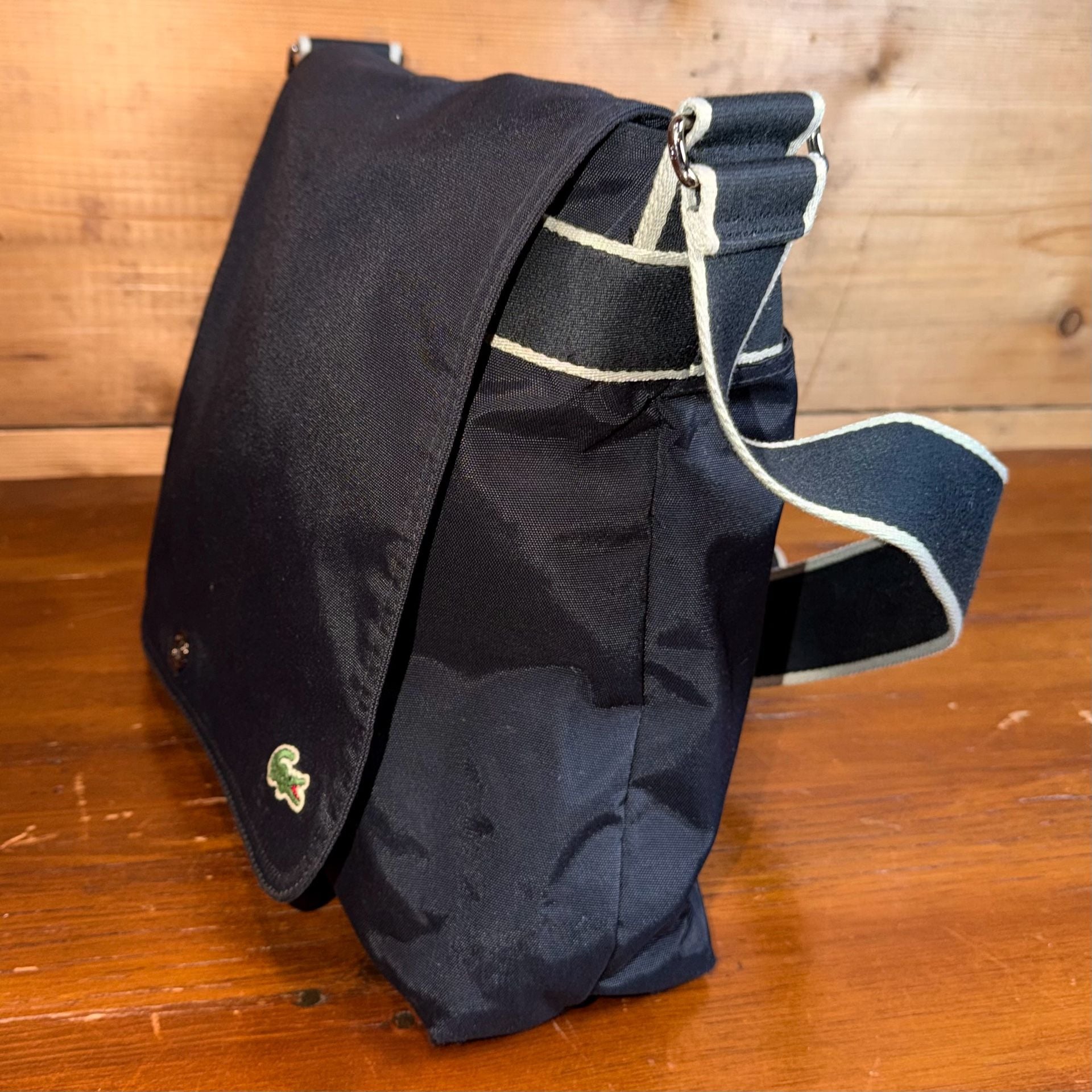 Lacoste Black Messenger Bag 10
