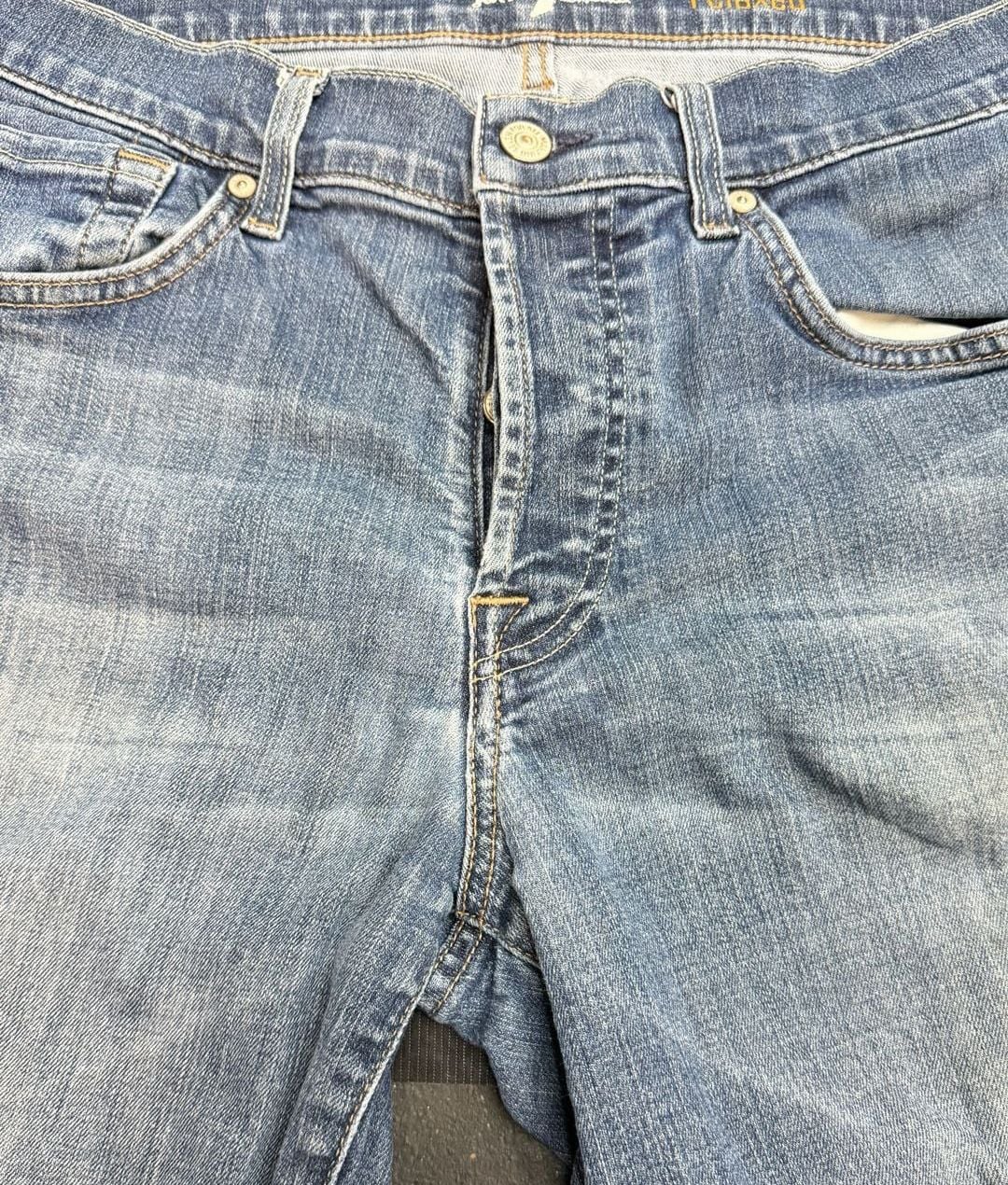 7 For All Mankind Relaxed Jeans Straight Blue 8