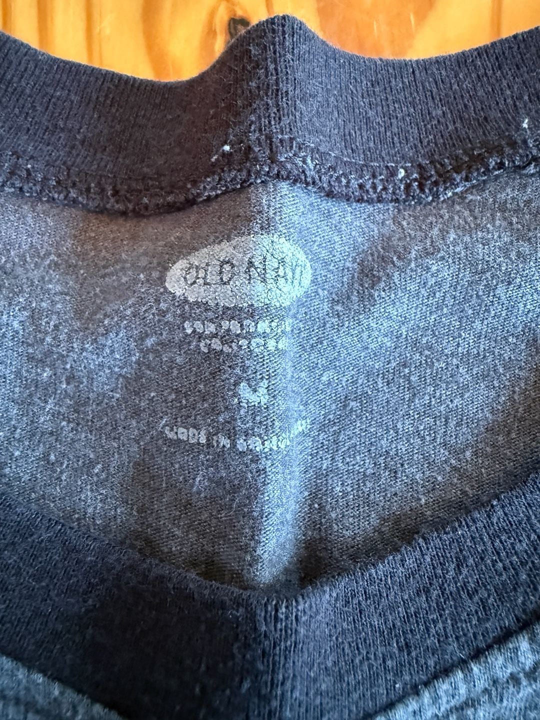 Old Navy Raglan Long Sleeve T-Shirt Size M Black Gray 5