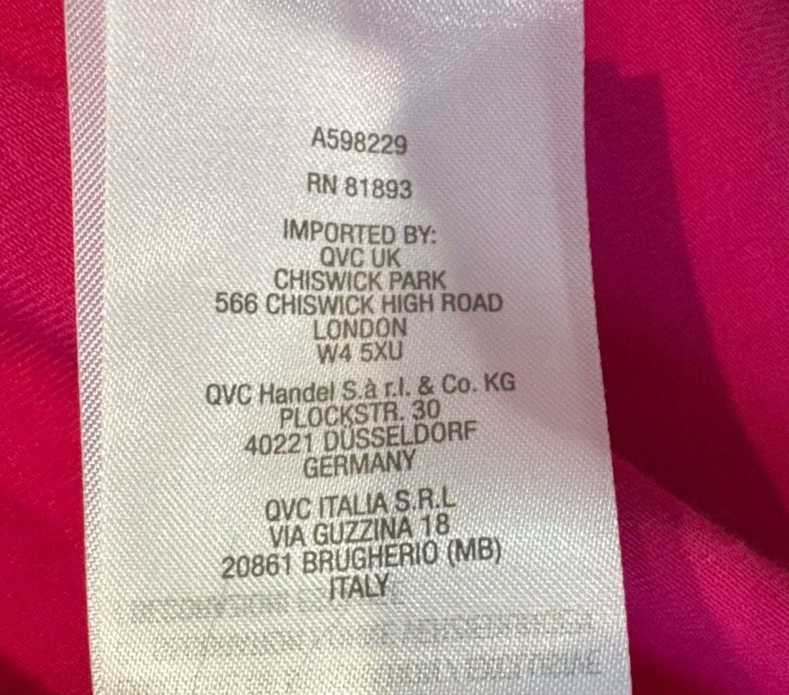 Isaac Mizrahi Live Essentials Cap Sleeve Top Size L Hot Pink Pleated Back 8