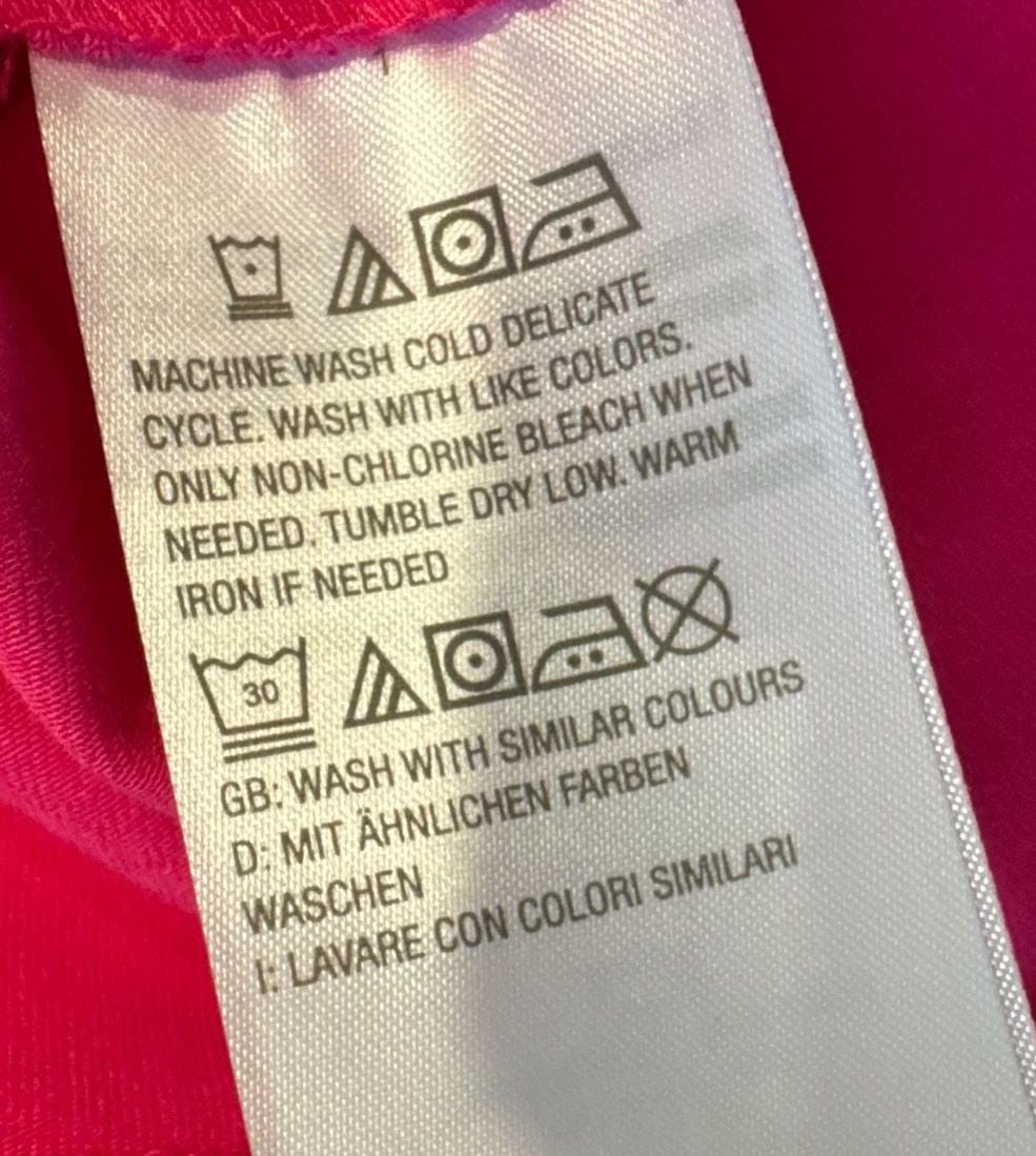 Isaac Mizrahi Live Essentials Cap Sleeve Top Size L Hot Pink Pleated Back 7