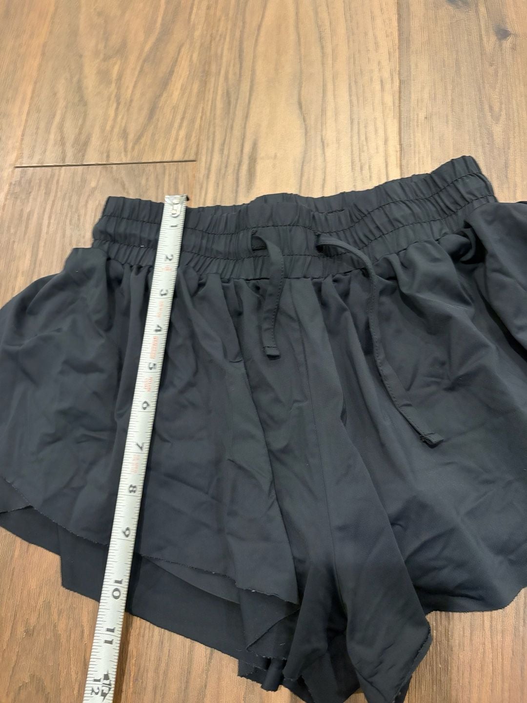 Suzette Collection Athletic Shorts Size XL(16) Black Drawstring 4