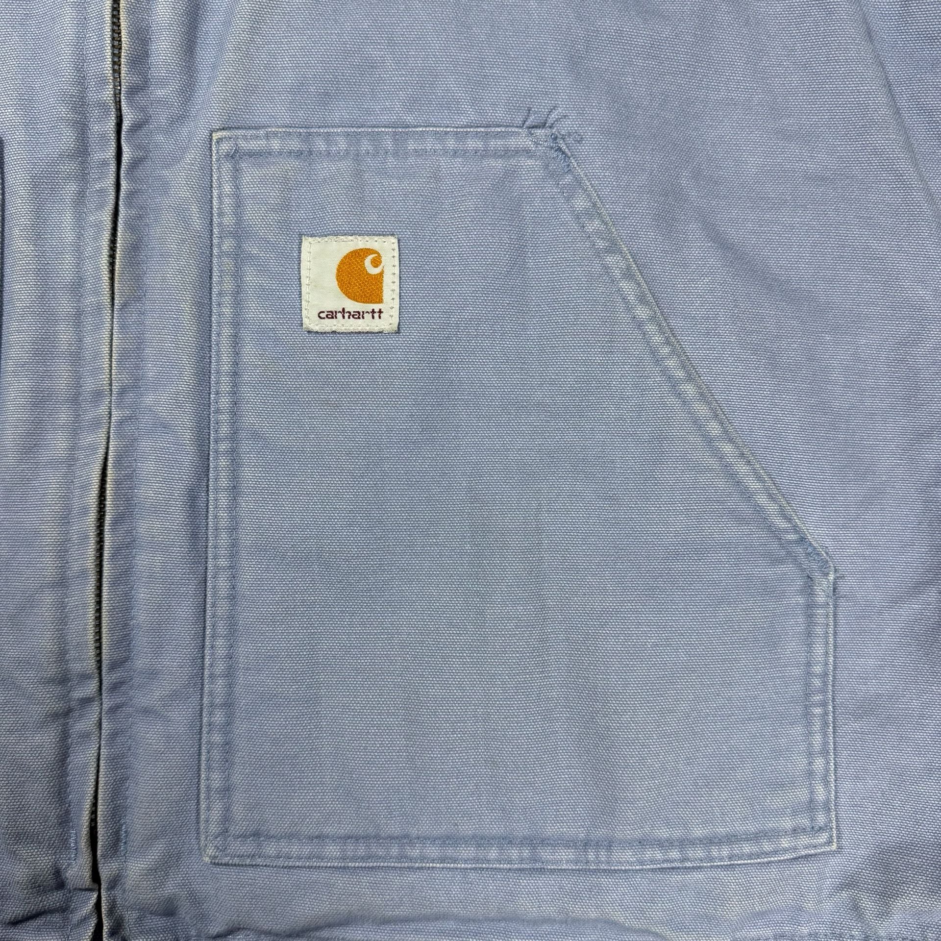 Carhartt Sherpa Lined Women’s Vest Size Extra Large Sandstone Lavender Canvas 5