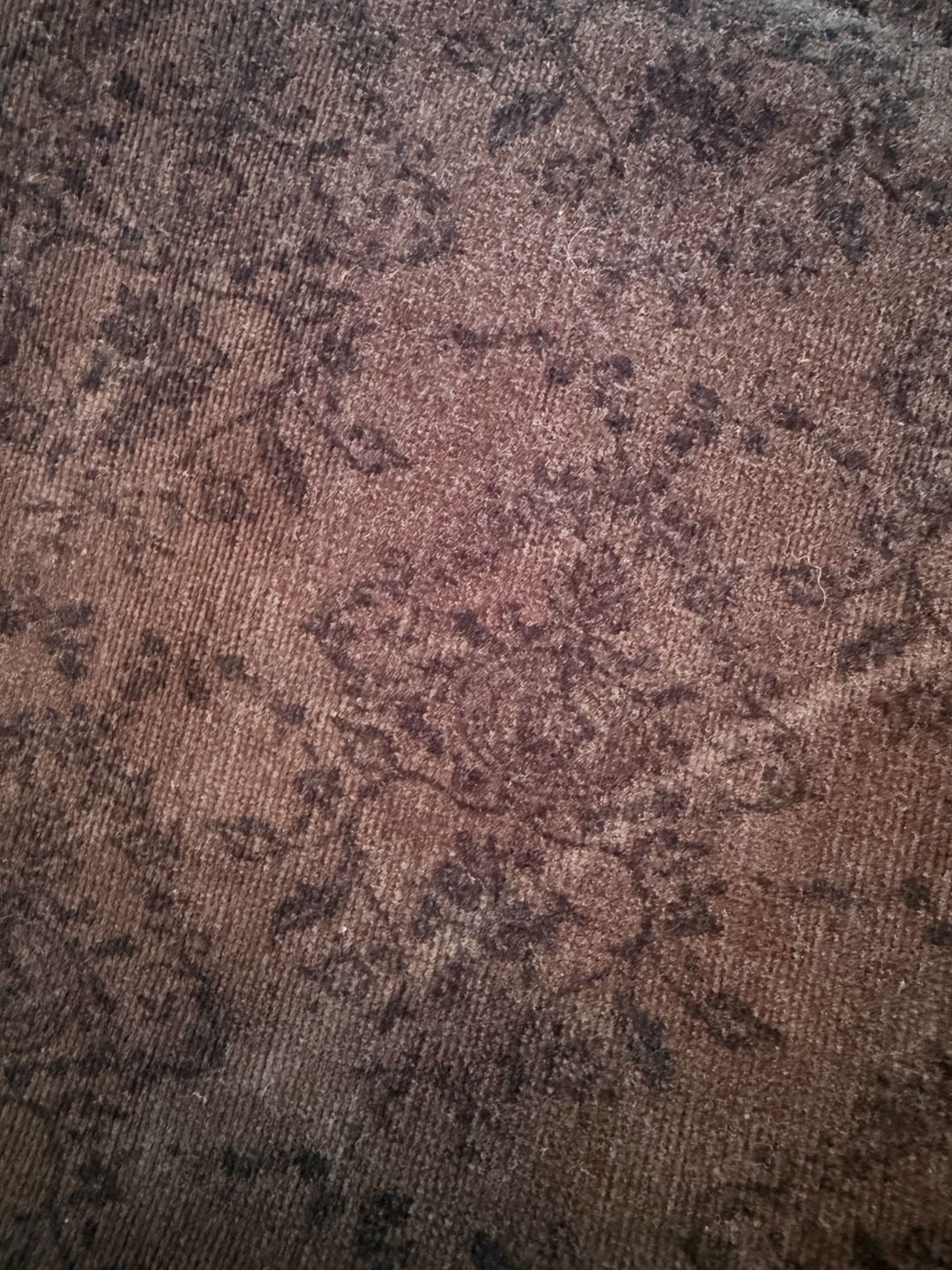 St. John's Bay Floral Corduroy Pants Brown 3