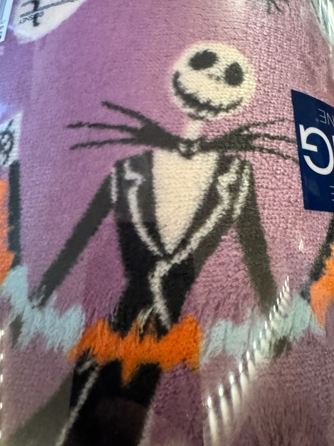 The Big One Nightmare Before Christmas Oversized Plush Throw 5 Ft X 6 Ft 1