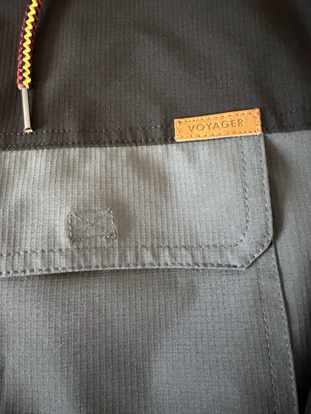 Voyager Full Zip Hooded Jacket Size XL Gray Black 4