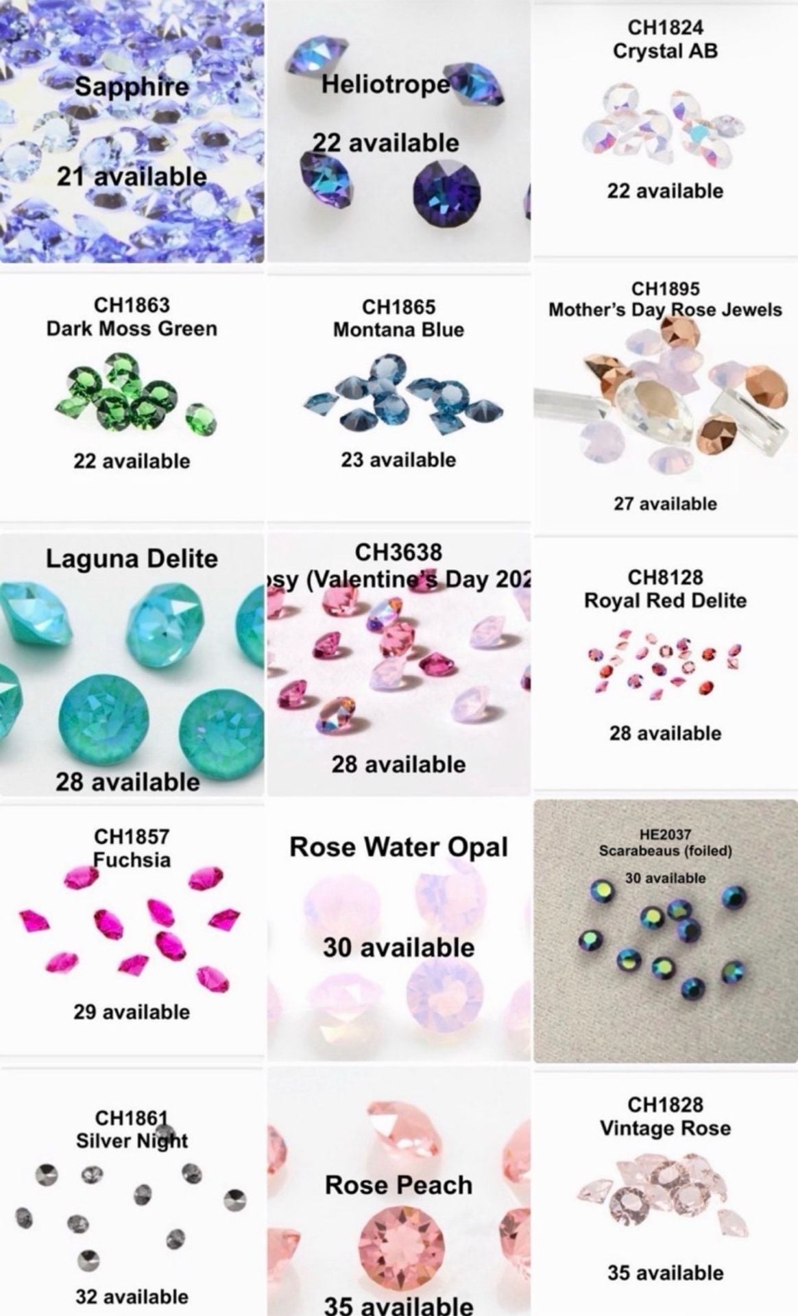 Origami Owl Stardust Crystals 4