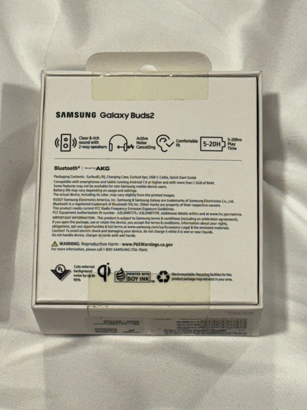 Sealed Samsung Galaxy Buds 2 Earbuds Graphite Black never opened 3