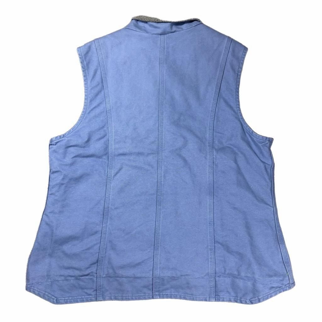 Carhartt Sherpa Lined Women’s Vest Size Extra Large Sandstone Lavender Canvas 3