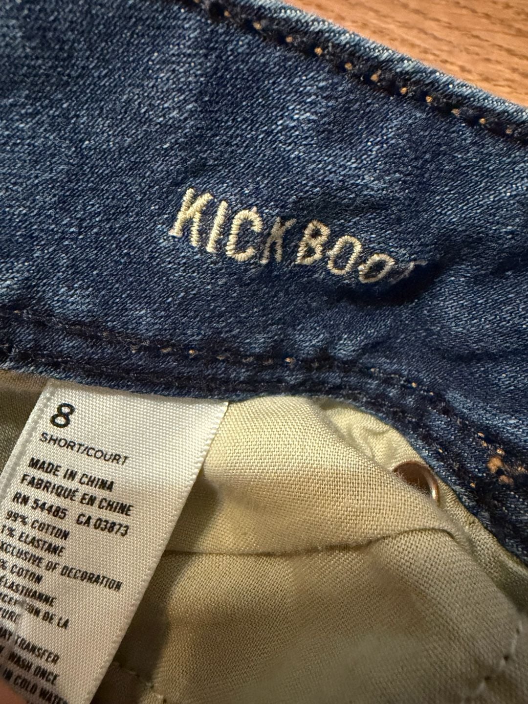 American Eagle Outfitters Kick Boot Jeans Size 8 Short Distressed 7