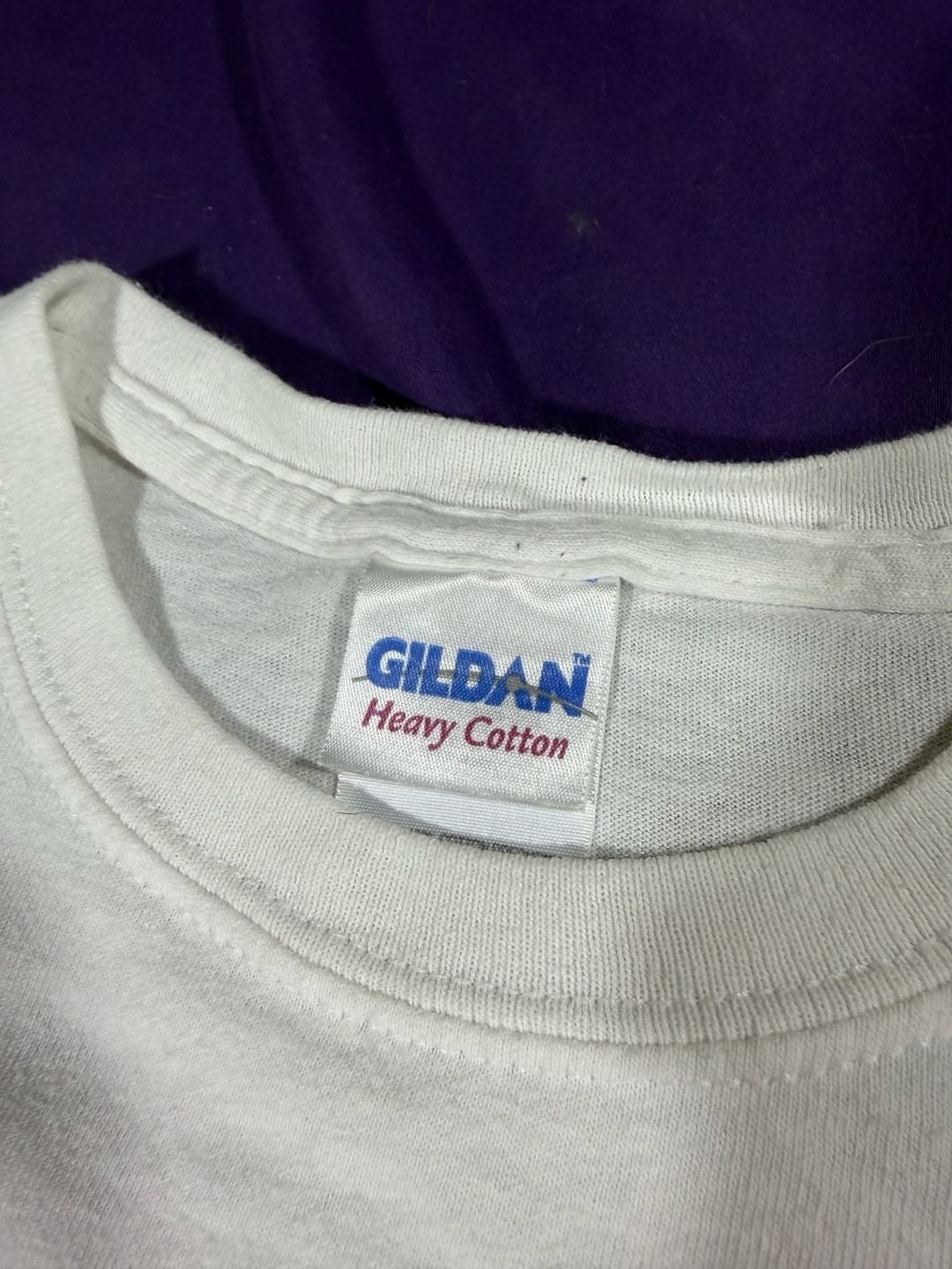 Gildan The Early Strike T-Shirt White Heavy Cotton 3