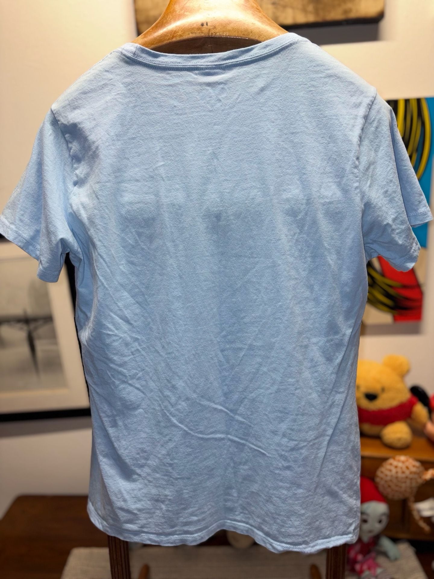 Port & Company Disney Lilo & Stitch T-Shirt Size Large Blue 6
