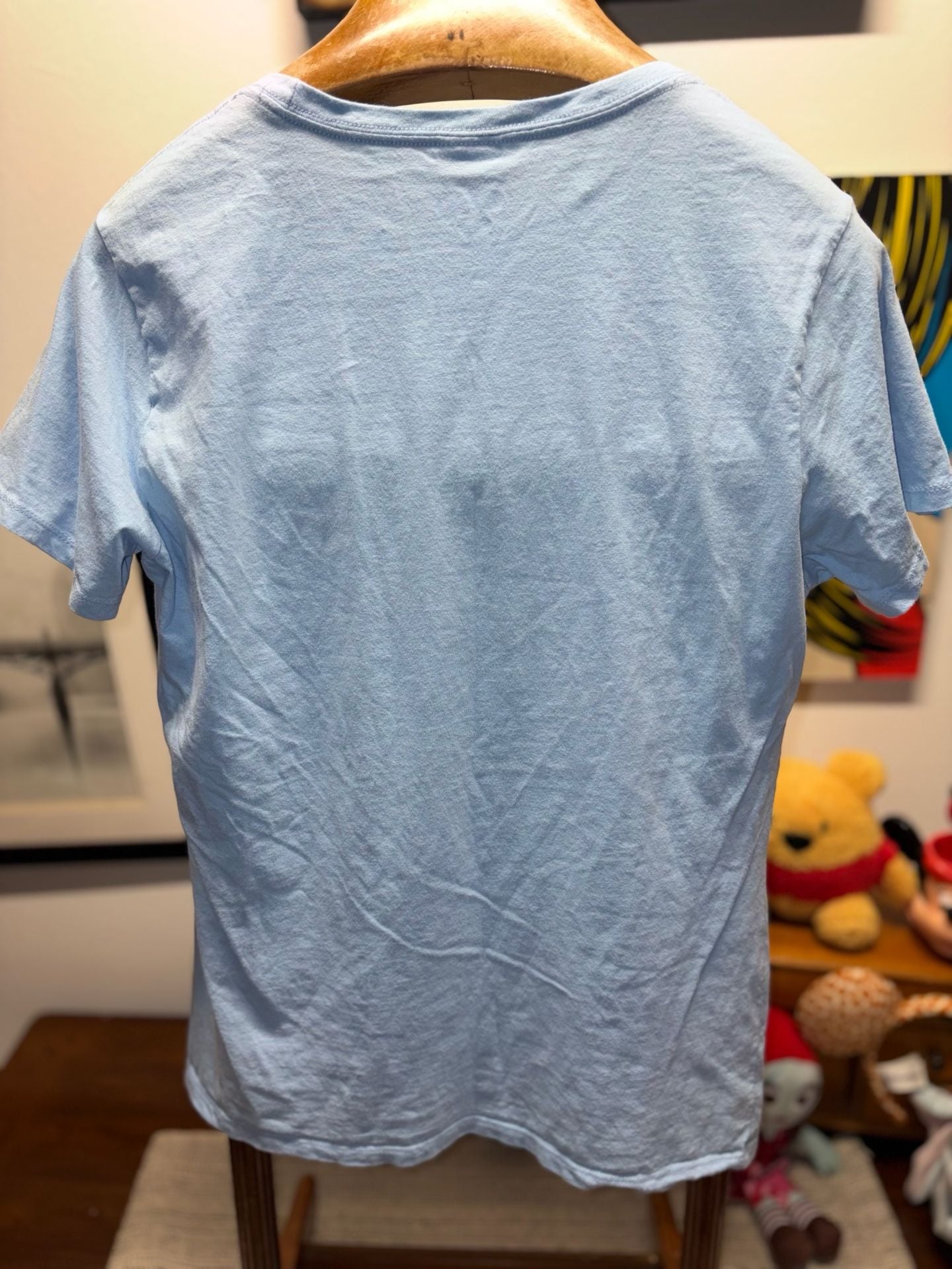Port & Company Disney Lilo & Stitch T-Shirt Size Large Blue 7