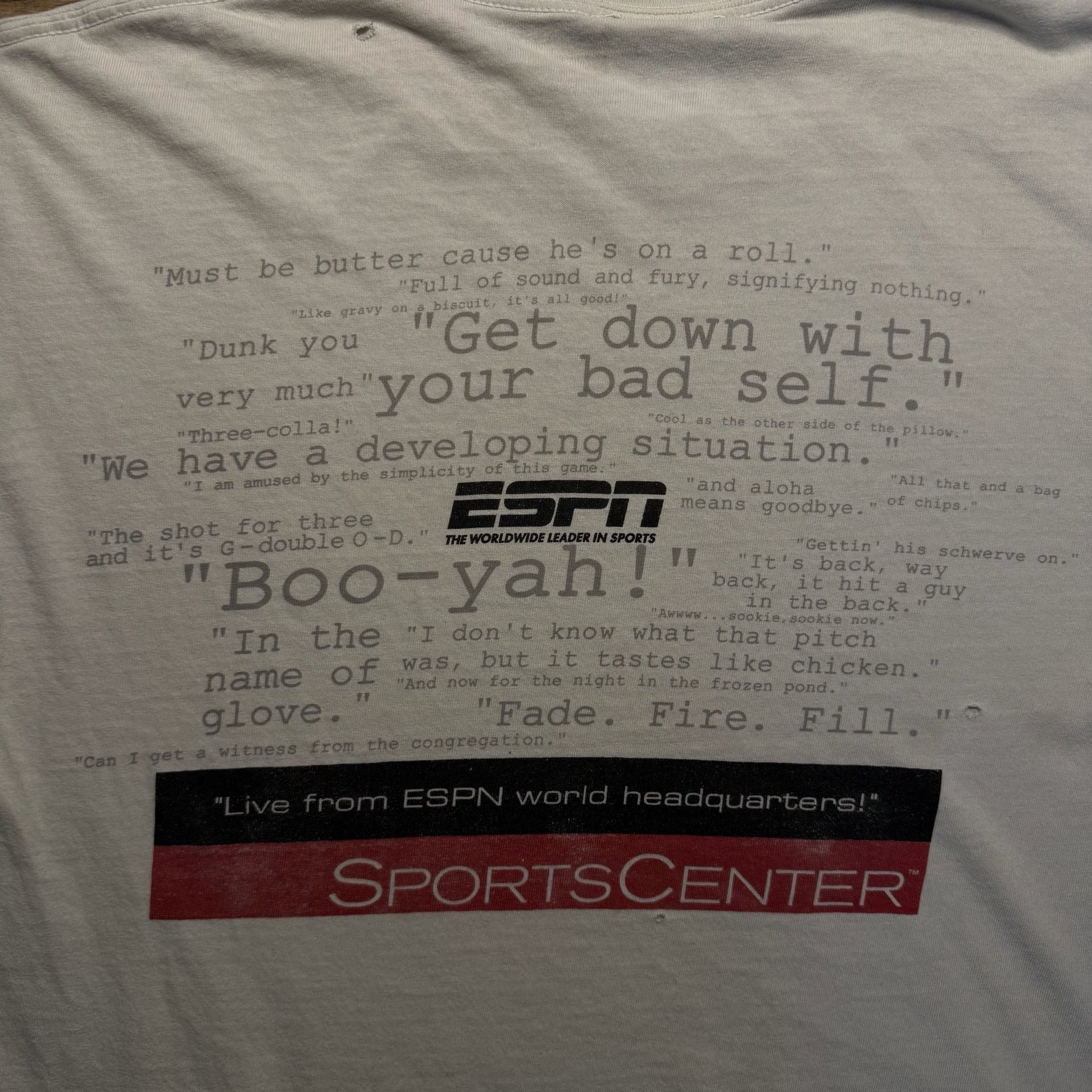 Vintage ESPN Club Walt Disney World SportsCenter Graphic T Shirt Y2K Large 7