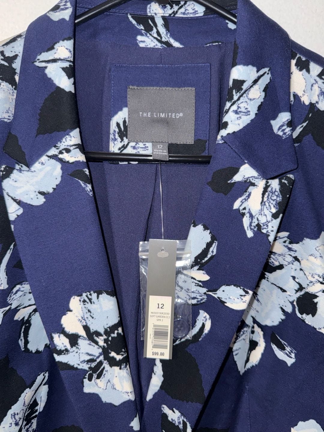 The Limited Floral Blazer And Shorts Set Size 12 4