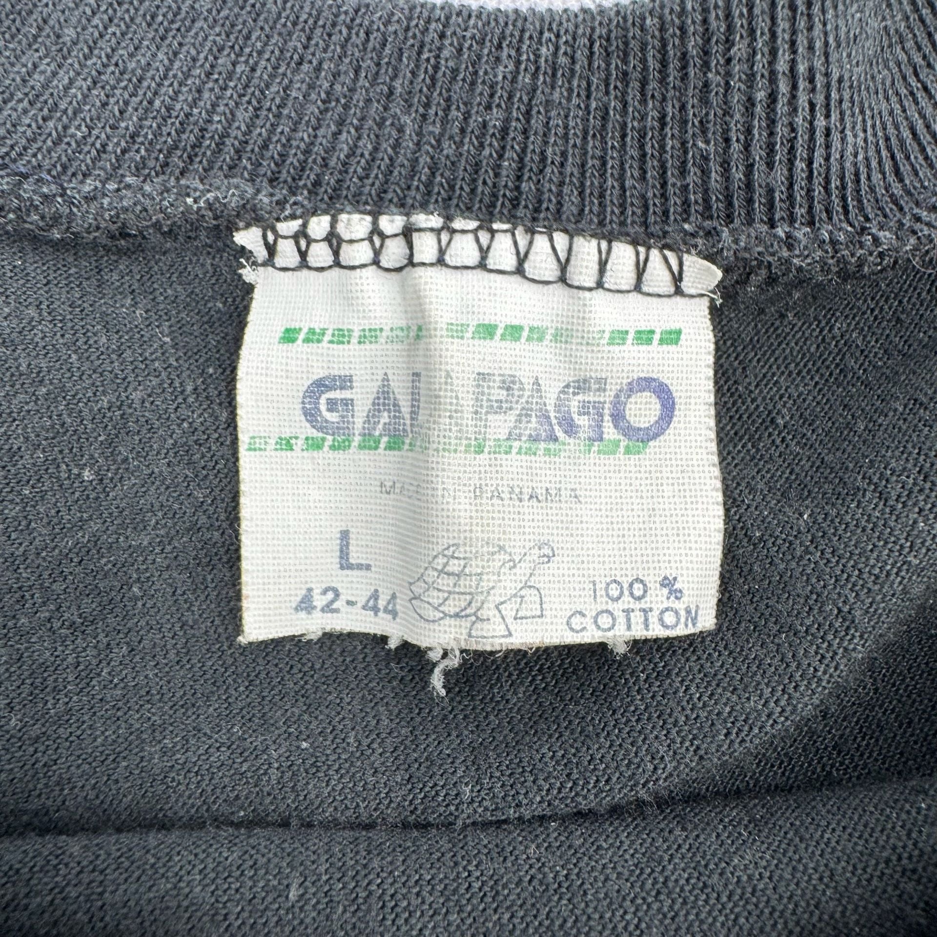 Vintage Galpago HHC 1-228th AVN BN Warriors Size L Black Cotton Single Stitch 3