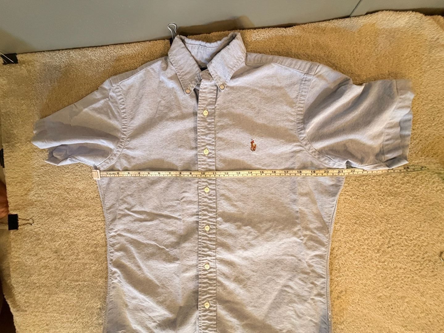 Ralph Lauren Classic Fit Short Sleeve Button Down Shirt Size S 5