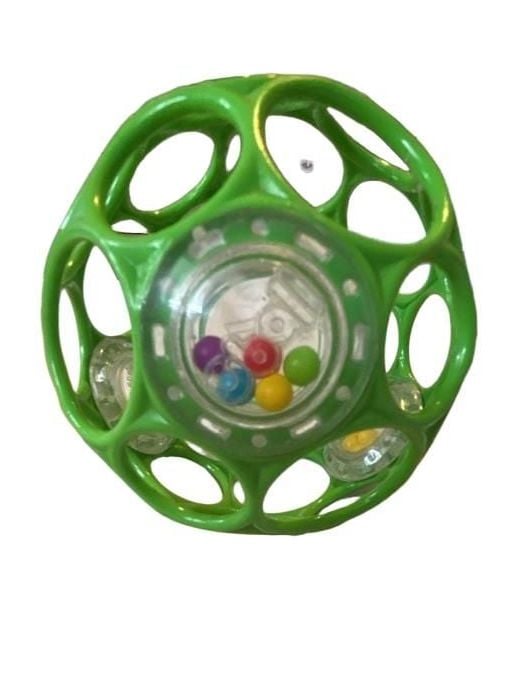 Bright Starts Baby Oball Easy Grasp Rattle Ball Sensory Toy 2
