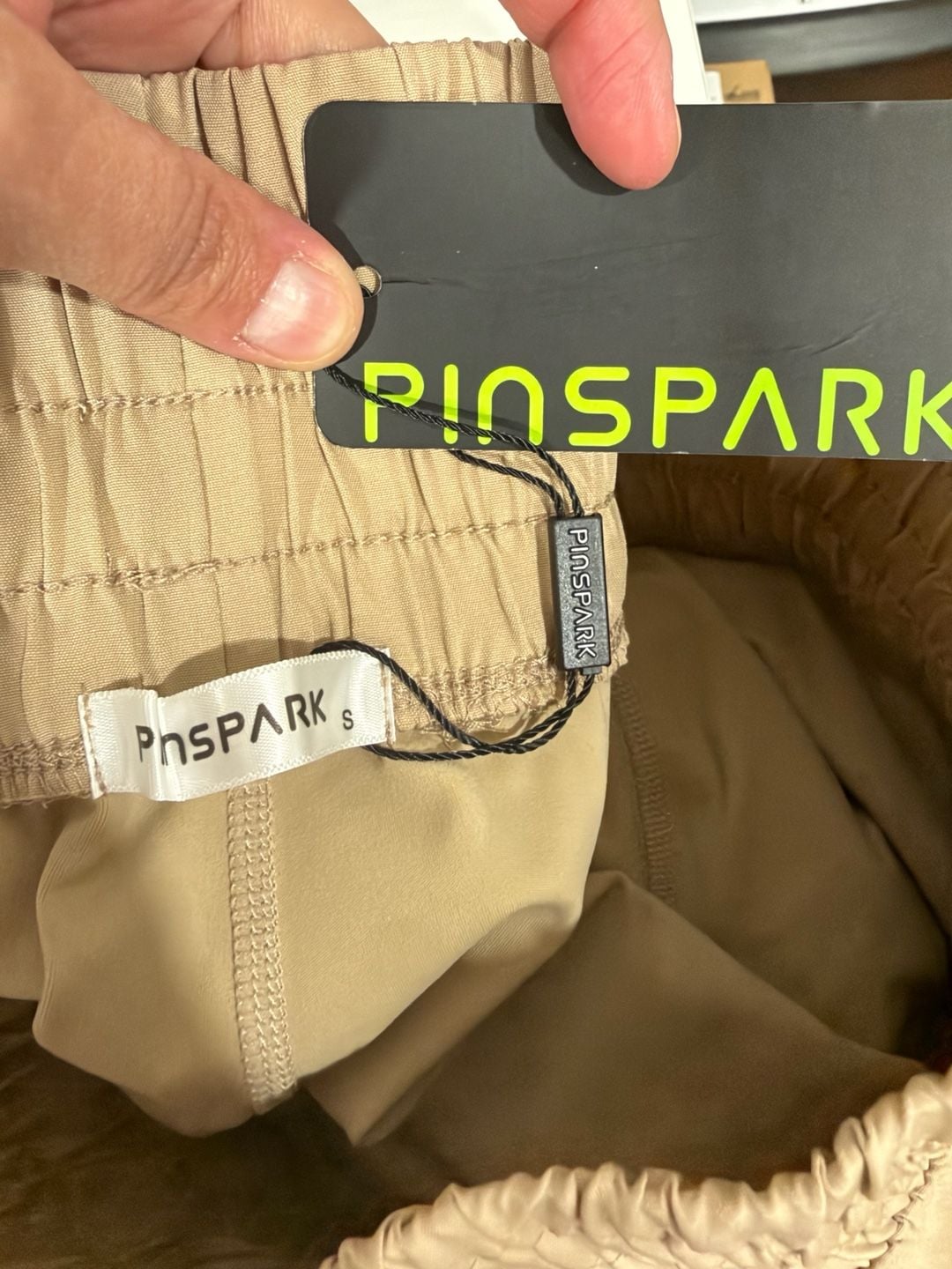 Pinspark Athletic Skort Size S Khaki Tennis Skirt Shorts 4