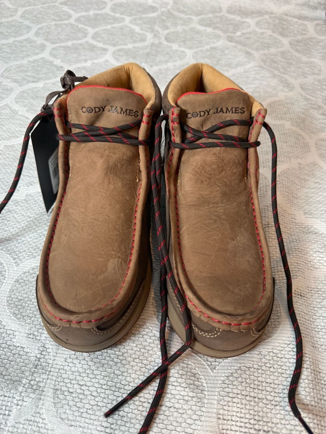 Cody James Men’s Composite Toe Waterproof Boots Size 8.5 Brown Leather 3