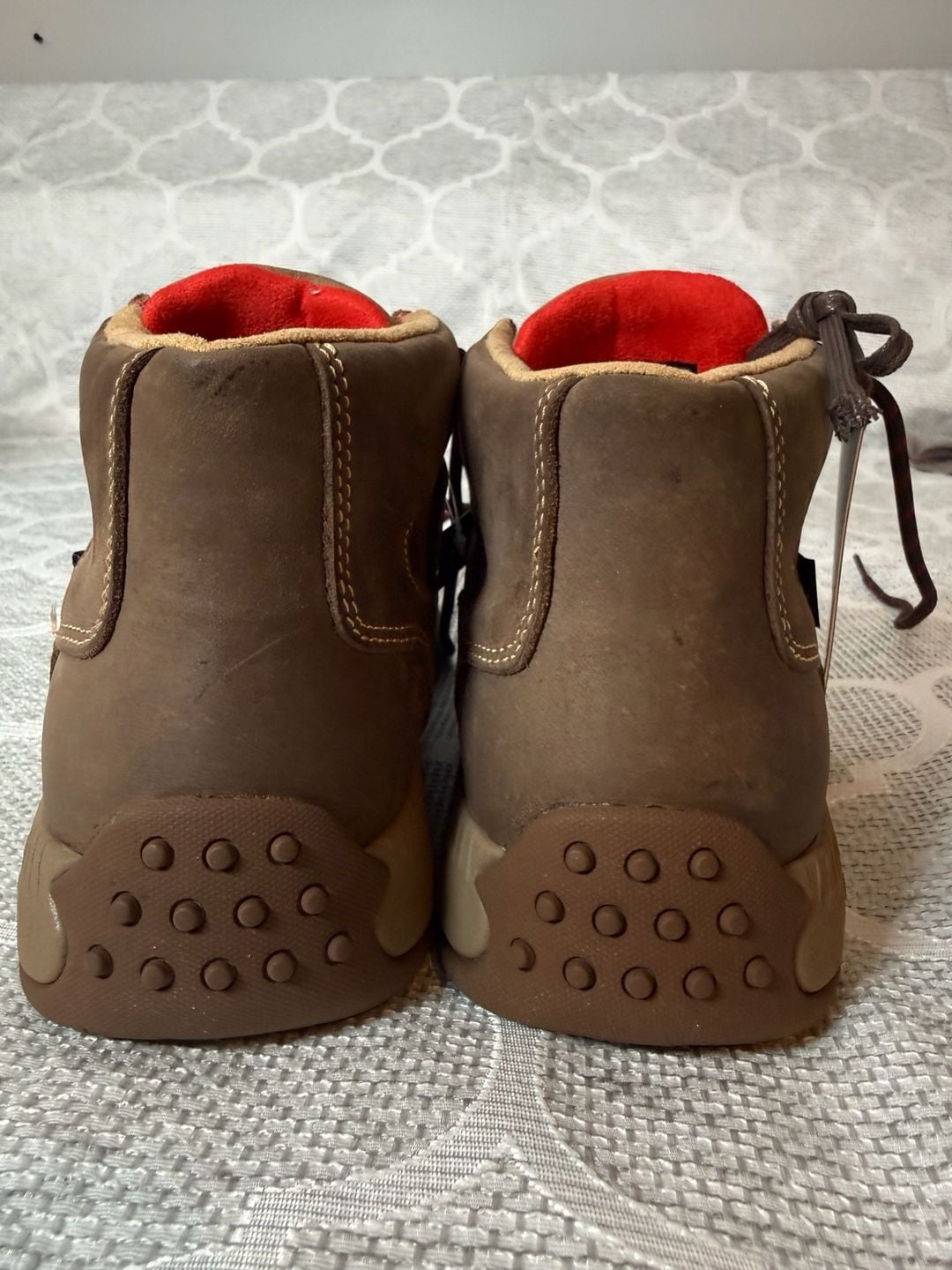 Cody James Men’s Composite Toe Waterproof Boots Size 8.5 Brown Leather 5