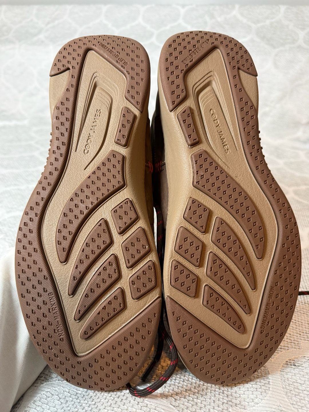 Cody James Men’s Composite Toe Waterproof Boots Size 8.5 Brown Leather 6