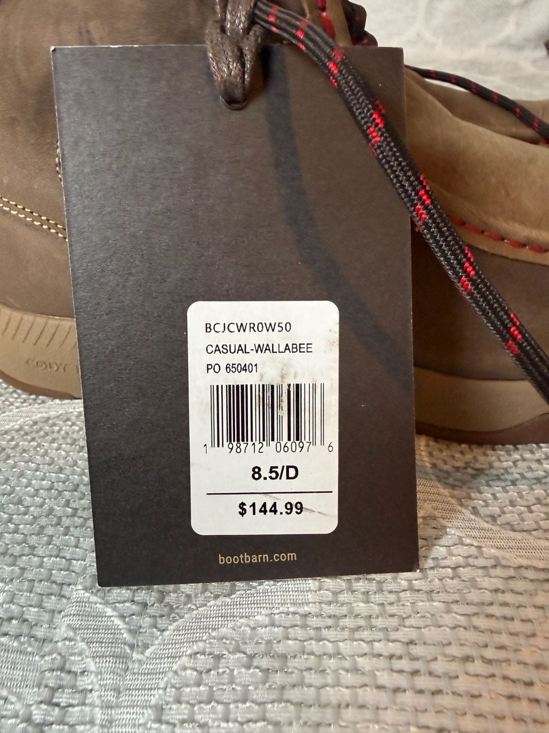 Cody James Men’s Composite Toe Waterproof Boots Size 8.5 Brown Leather 11