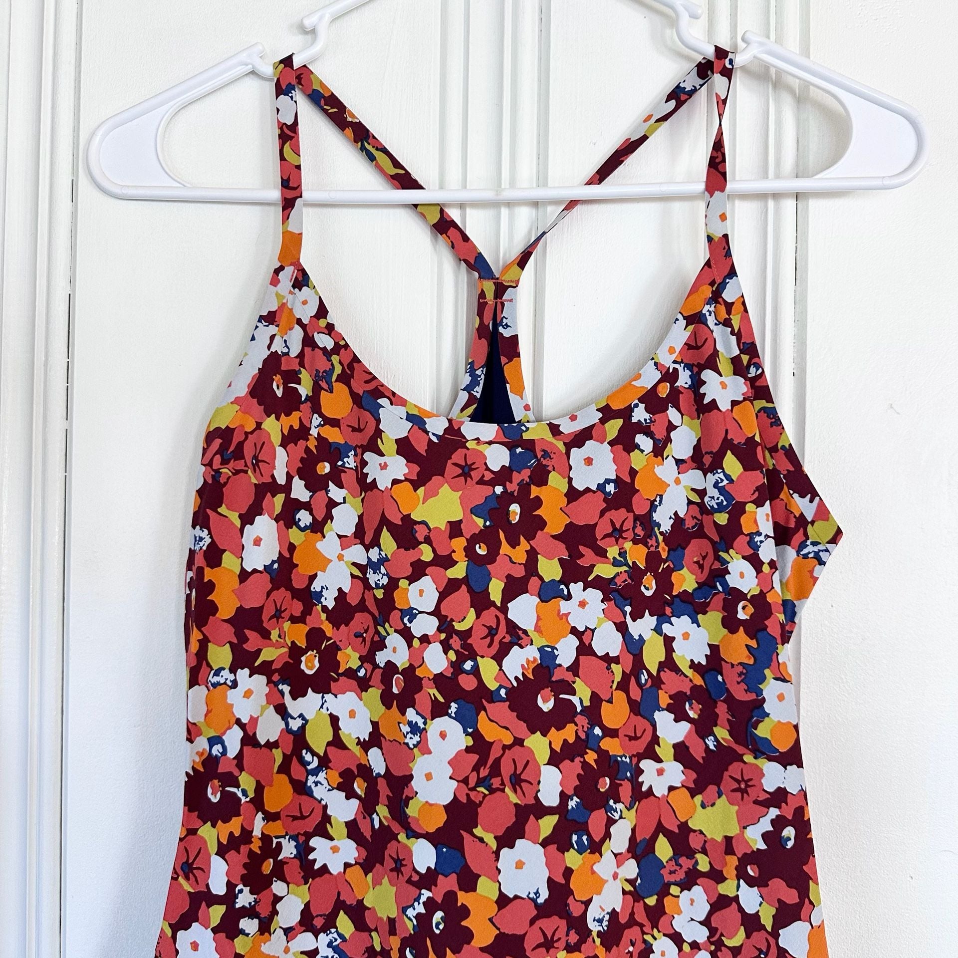 Outdoor Voices Exercise Dress with Undershorts, Size S, Floral Racerback 6