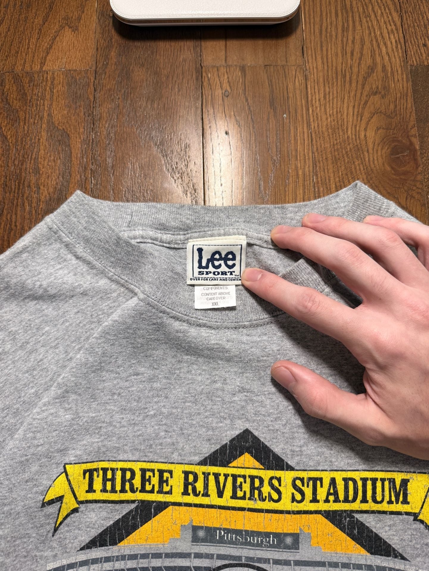 Vintage 90s Lee Sport Pittsburgh Steelers Three Rivers Stadium Shirt Size XXL 3