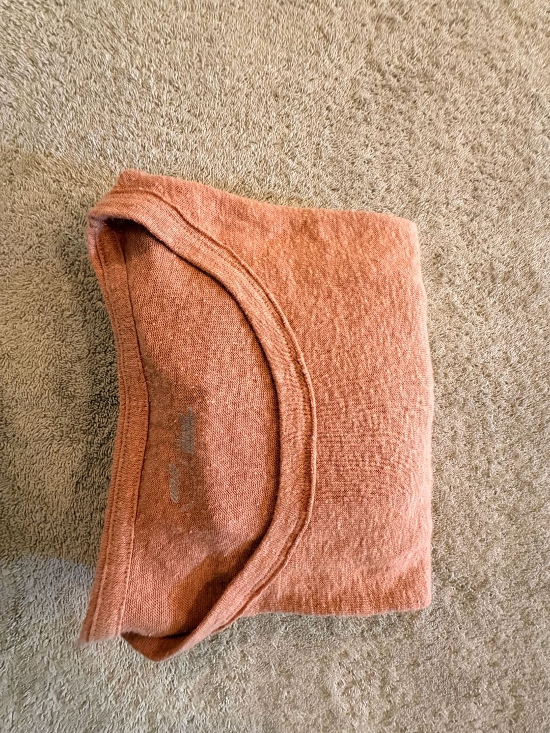 Aerie On The Pacific Graphic T-Shirt Brown Linen Blend 9