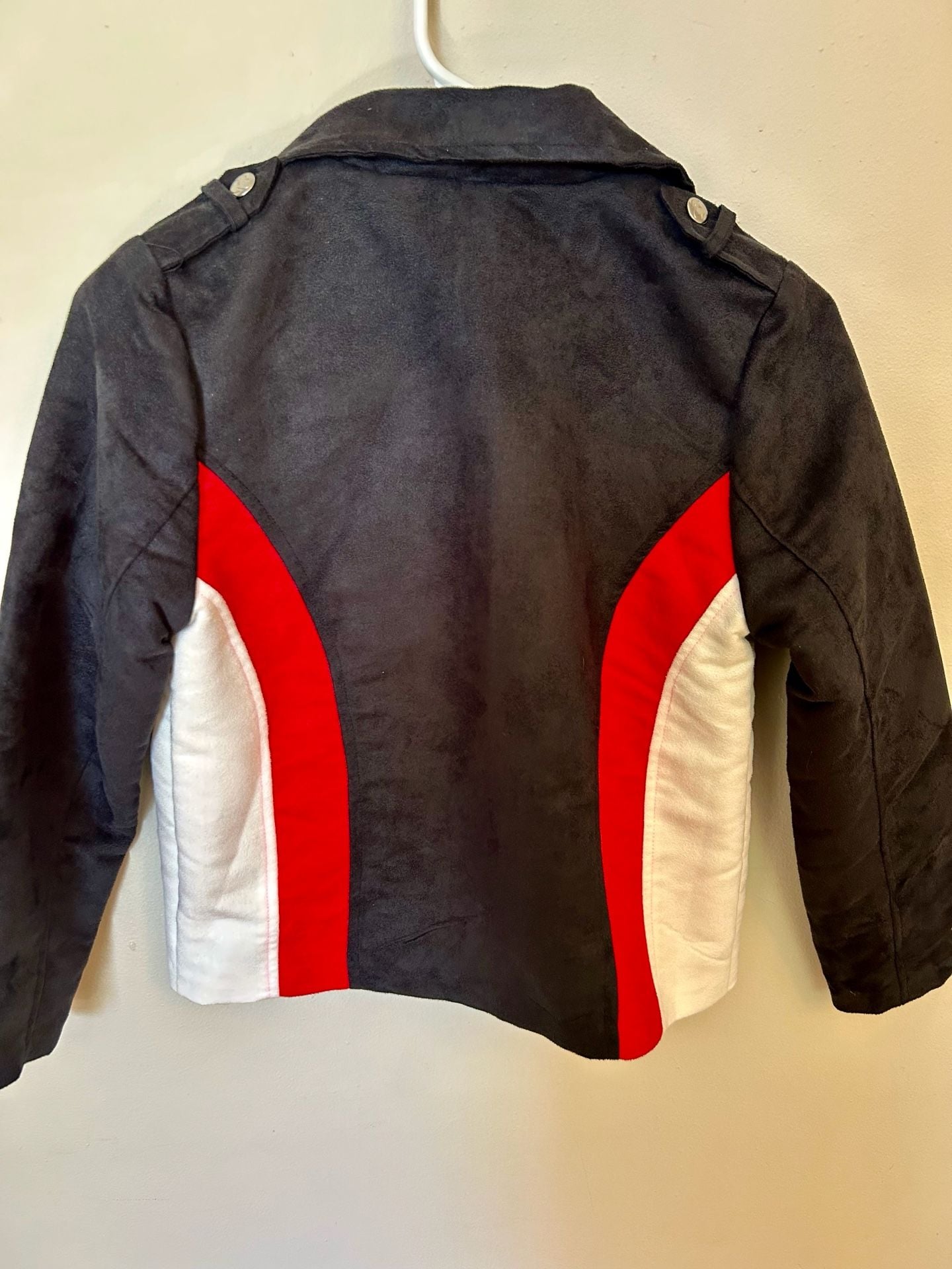 DSigned Disney Villain Jacket Size L Faux Suede 8