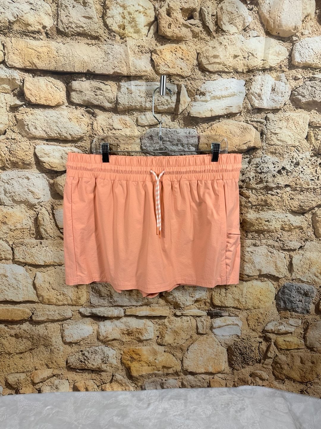 Avalanche Outdoor Supply Company Shorts Extra Large Peach Athletic Drawstring 7