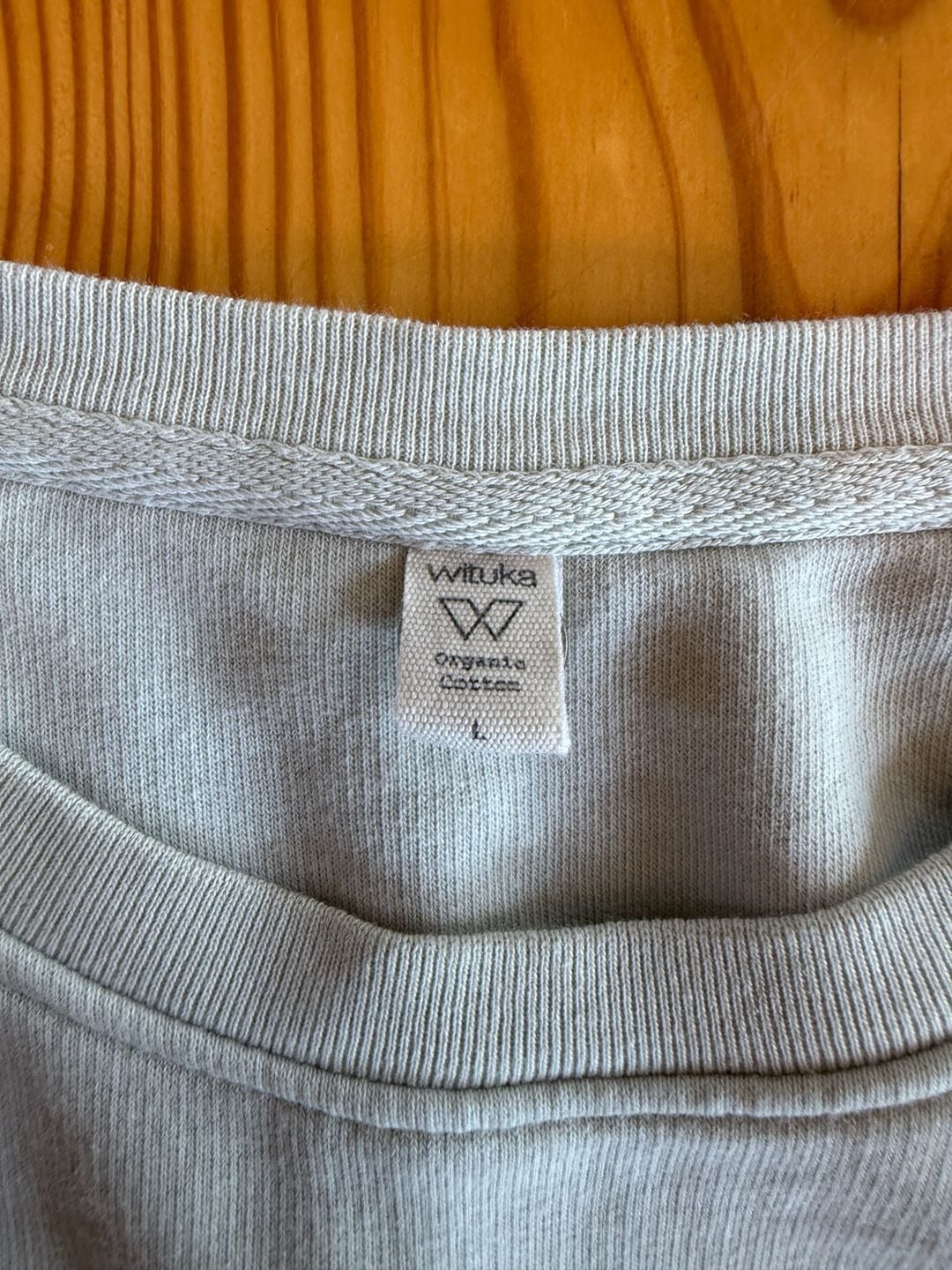 Wituka Campervan Sweatshirt Size L Light Blue Graphic Organic Cotton 4