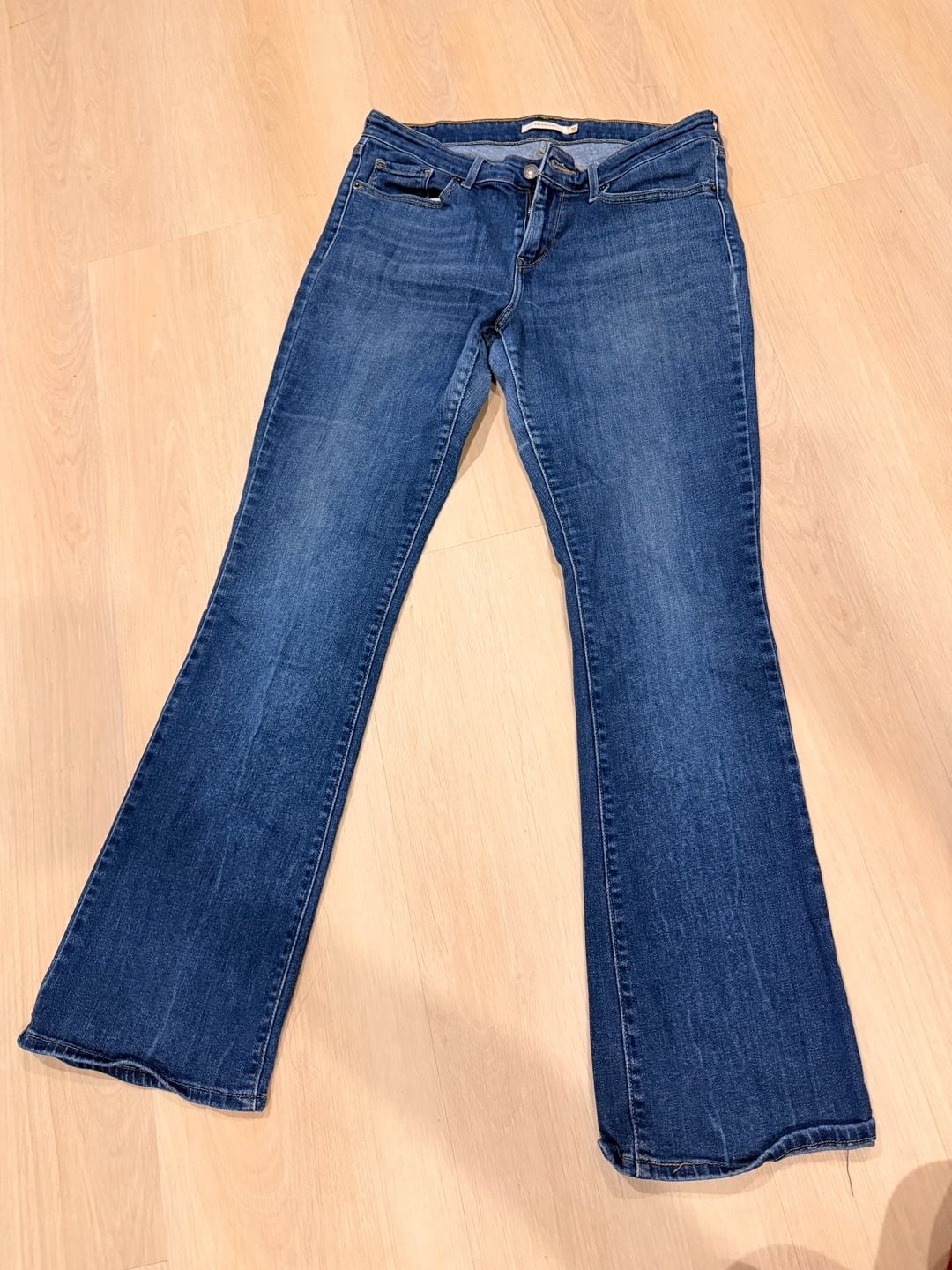 Levi's 715 Bootcut Jeans 31x30 Blue Denim 2