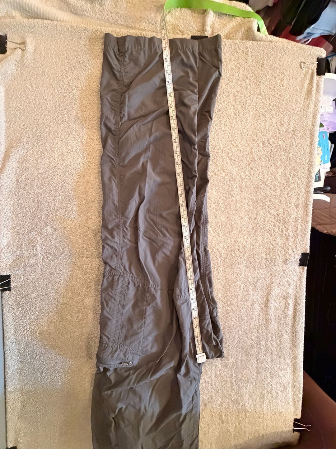 Columbia Omni-Shade Cargo Pants Size 36W x 32L Gray Utility Pants 11