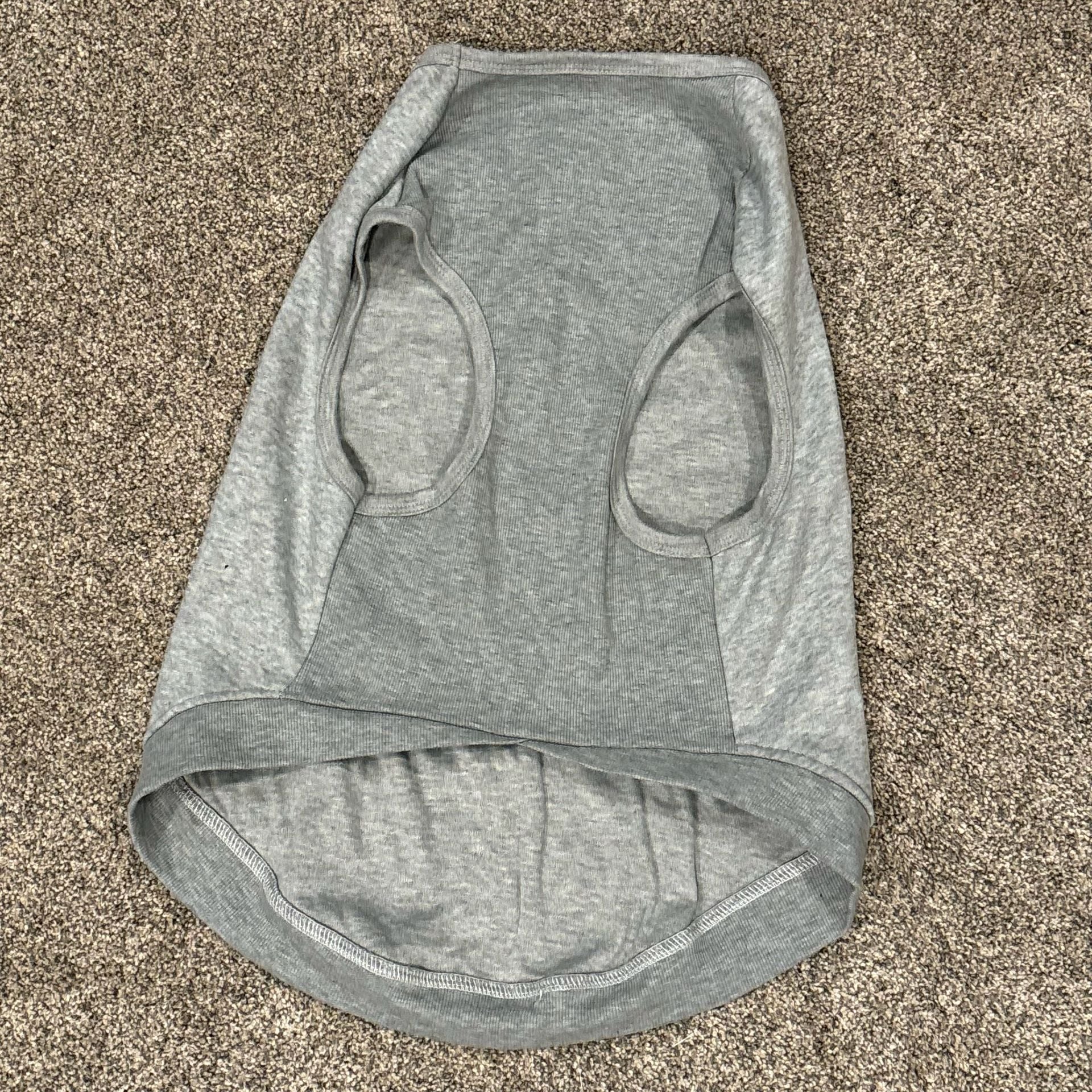 Wondershop Dog Holiday Sweater Size L Gray Santa I Tried 3