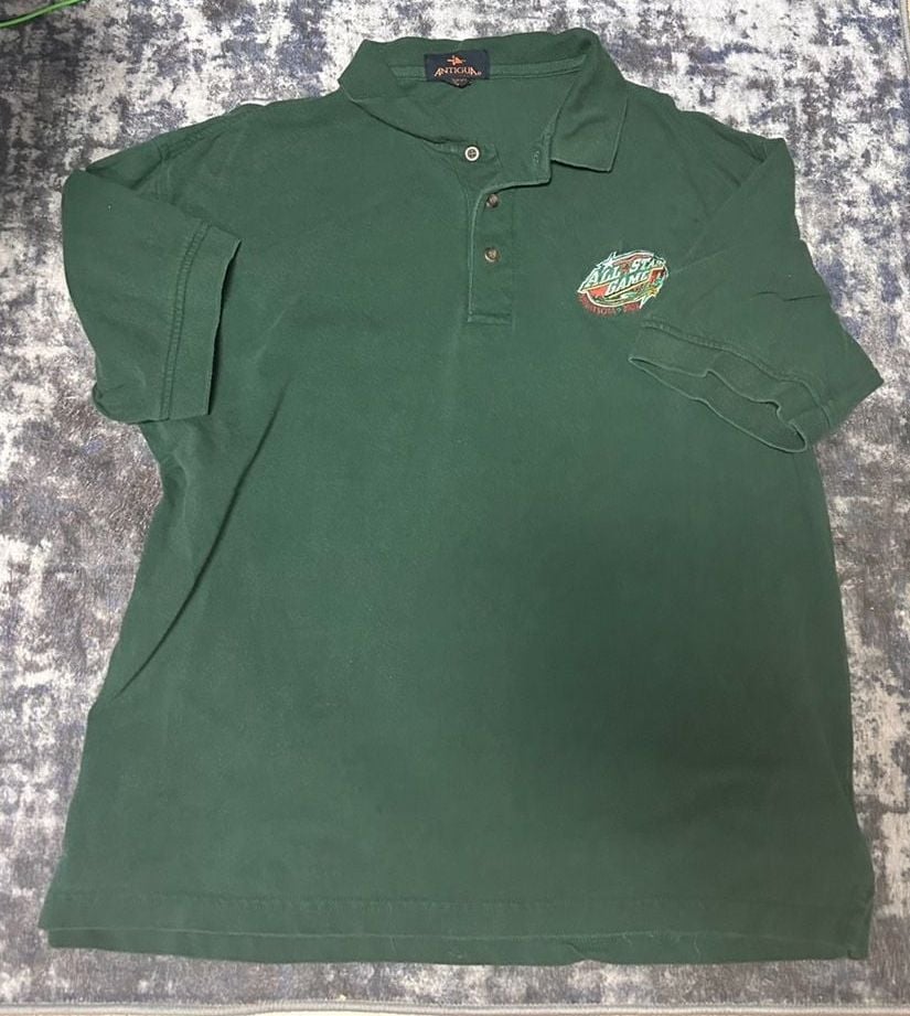 Antigua Green All Star Game Polo Shirt 3