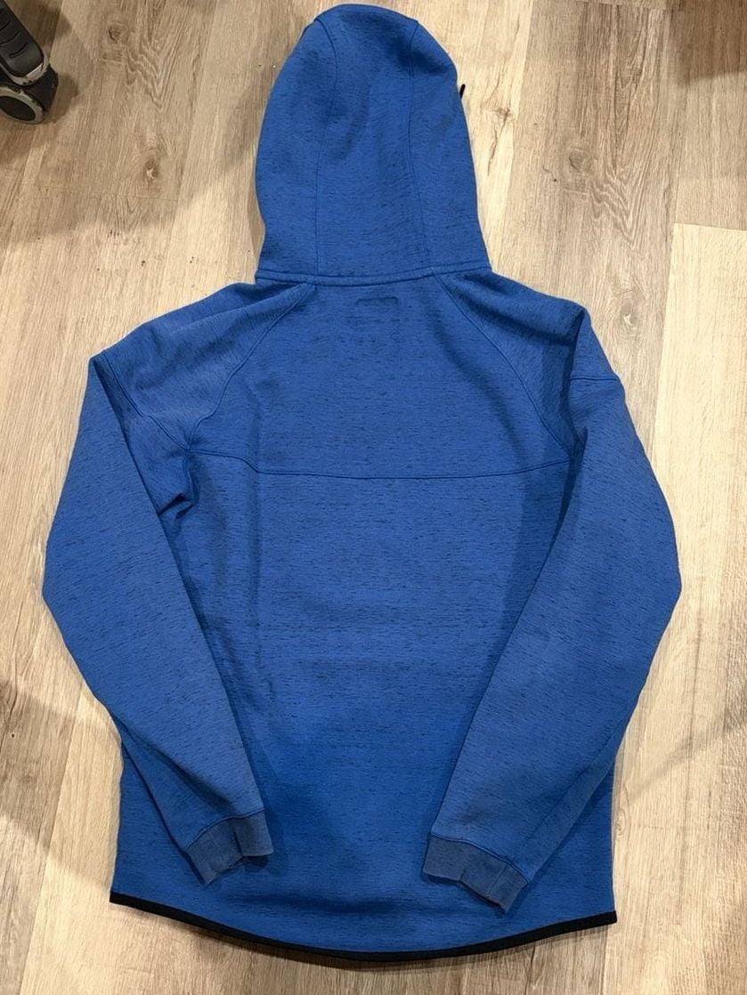 Nike Tech Fleece Full Zip Hoodie Size M Blue Speckled 6