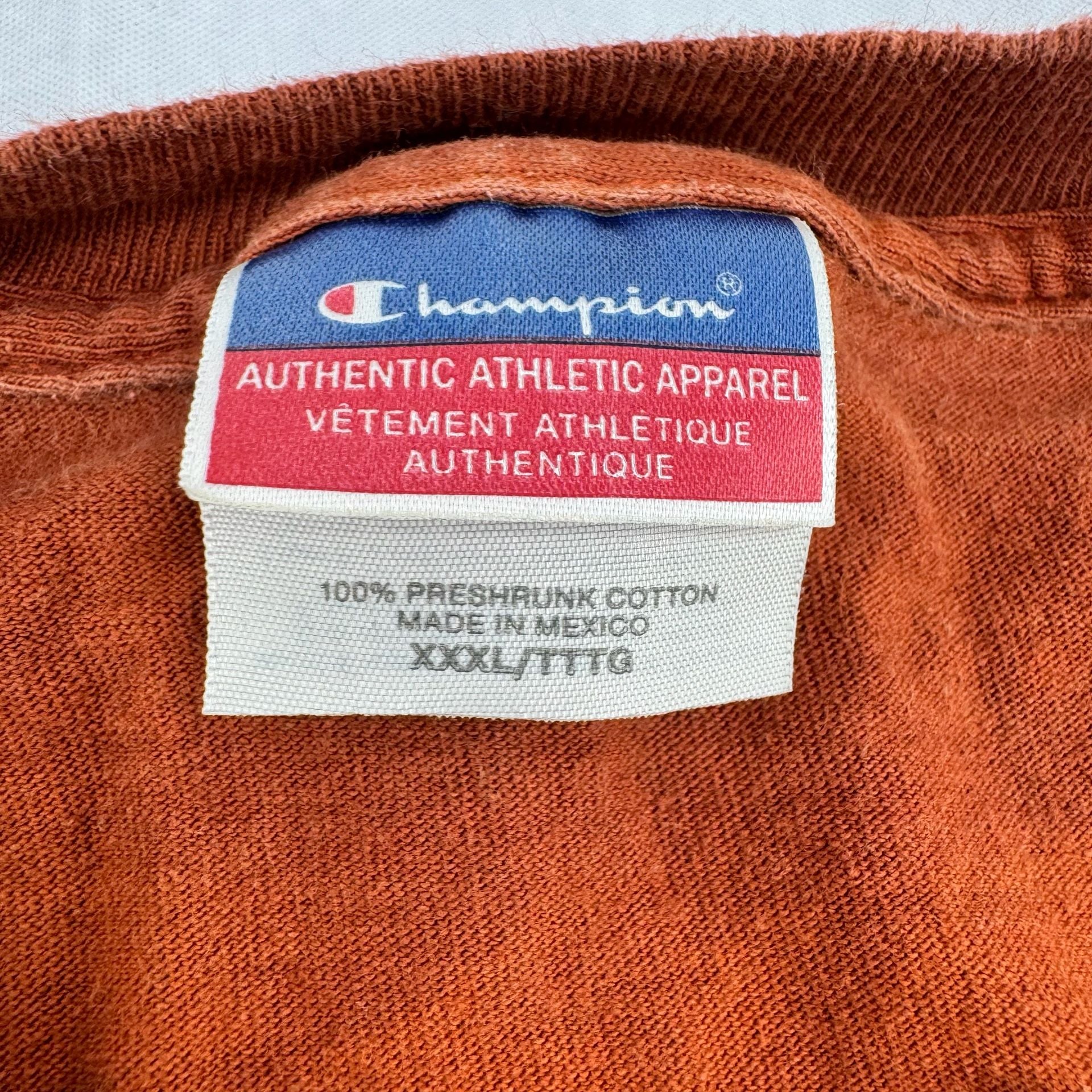 Vintage Y2K Champion Sasquatch National Park T-Shirt XXXL Rust Brown Graphic 3
