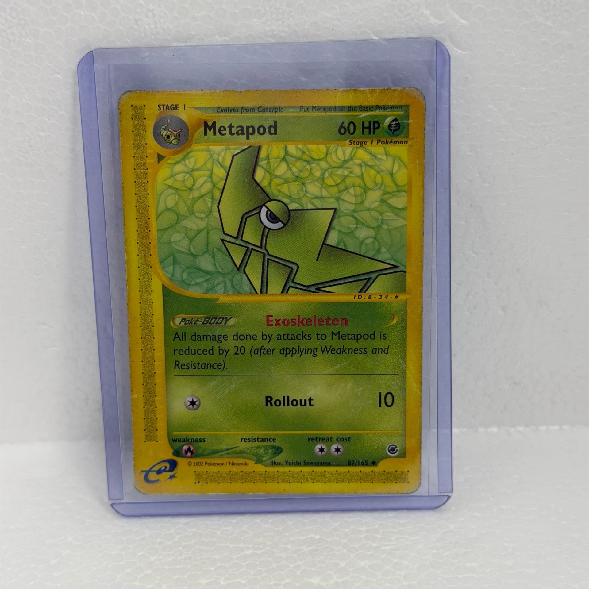 Pokemon Metapod Expedition 87/165 Trading Card 1
