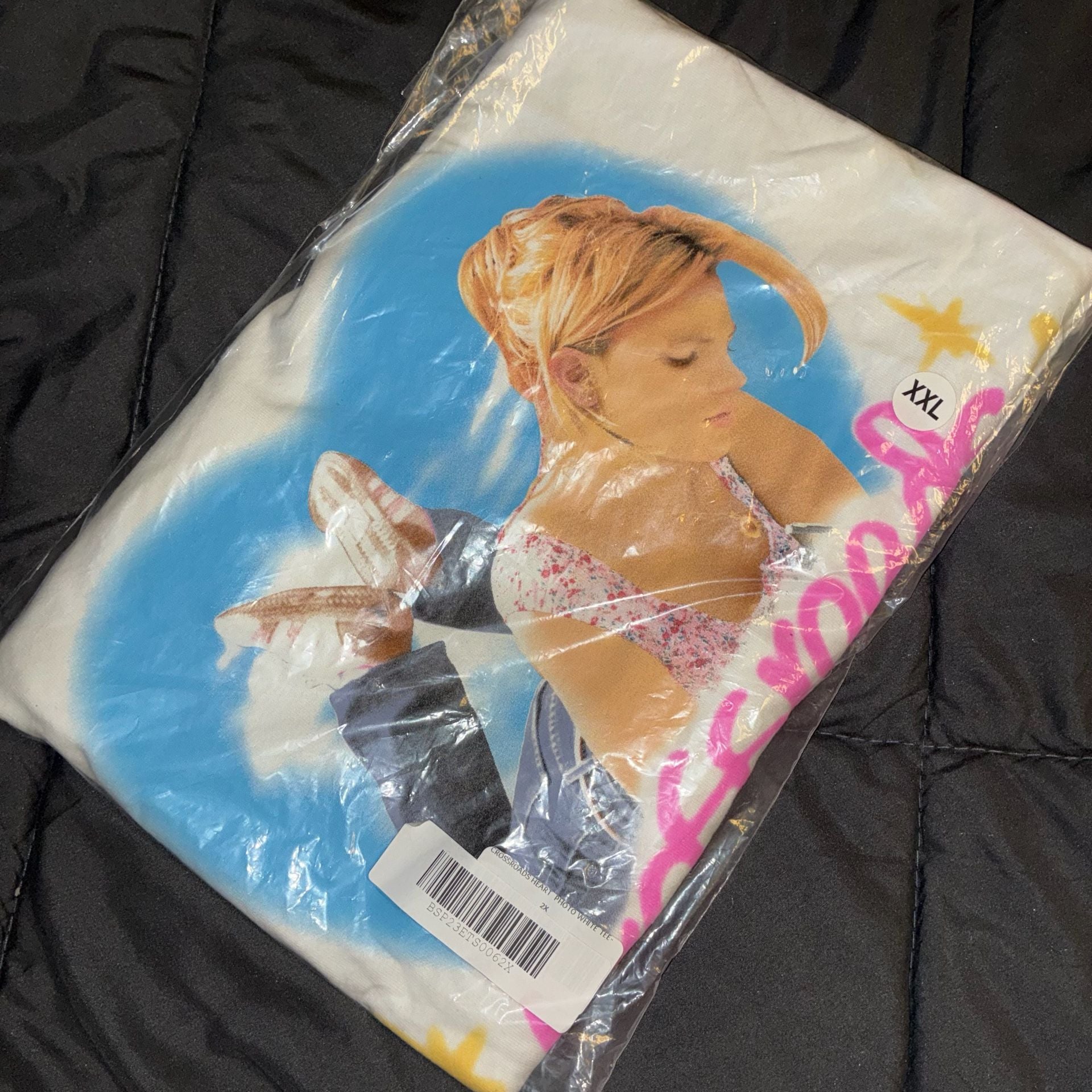 Crossroads Heart Photo T-Shirt XXL White Britney Spears Graphic Tee 5
