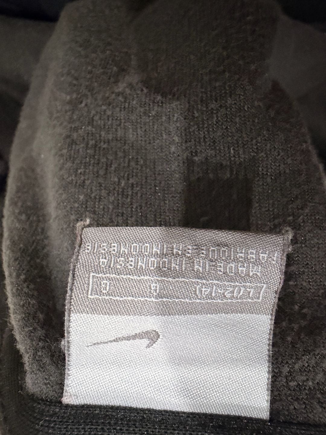 Nike Velour Full Zip Track Jacket Size L (12-14) Black 4