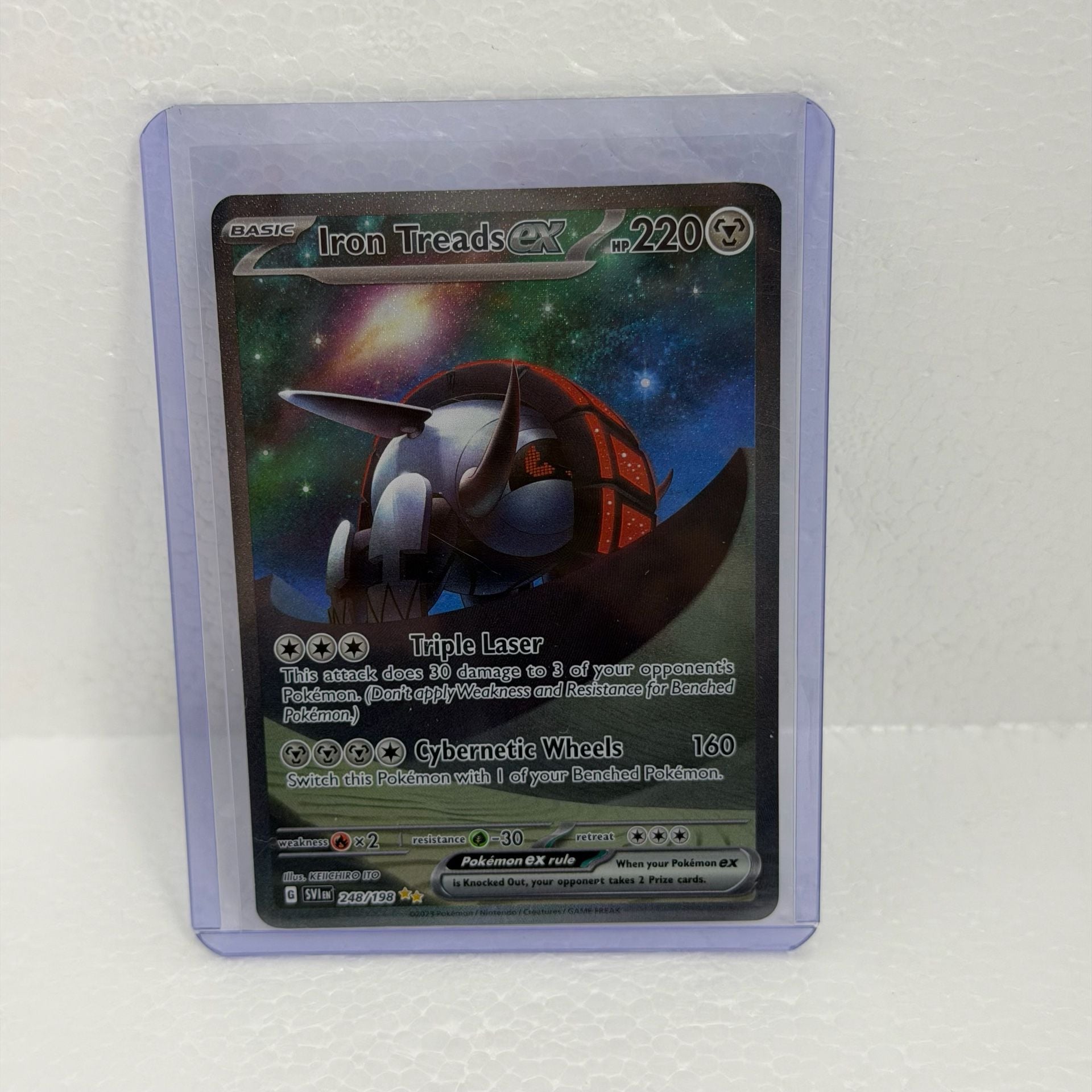 Pokemon Iron Treads ex 248/198 Special Illustration Rare Card 1