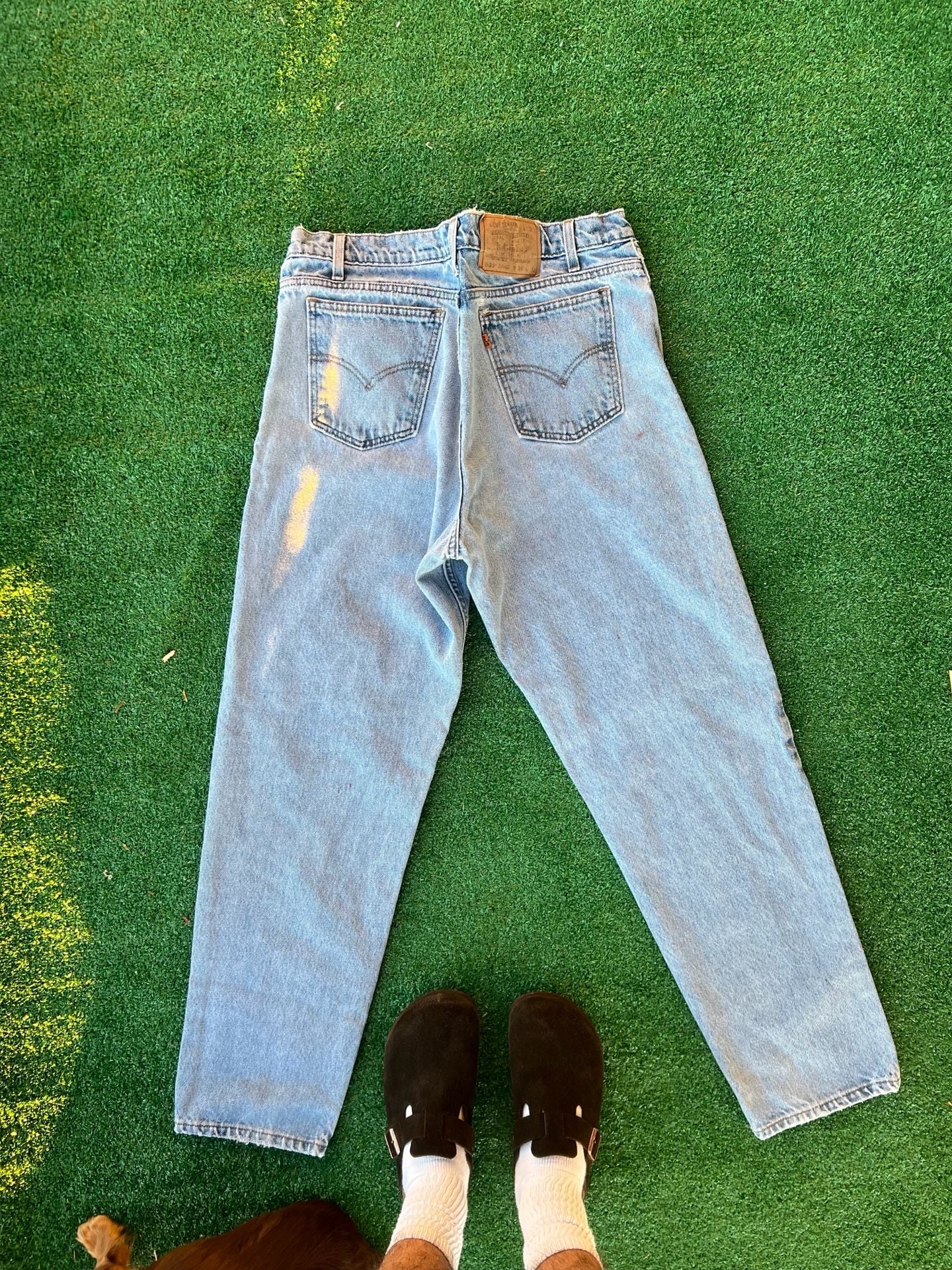 Vintage Levi's 550 Relaxed Fit Tapered Leg Orange Tab 7