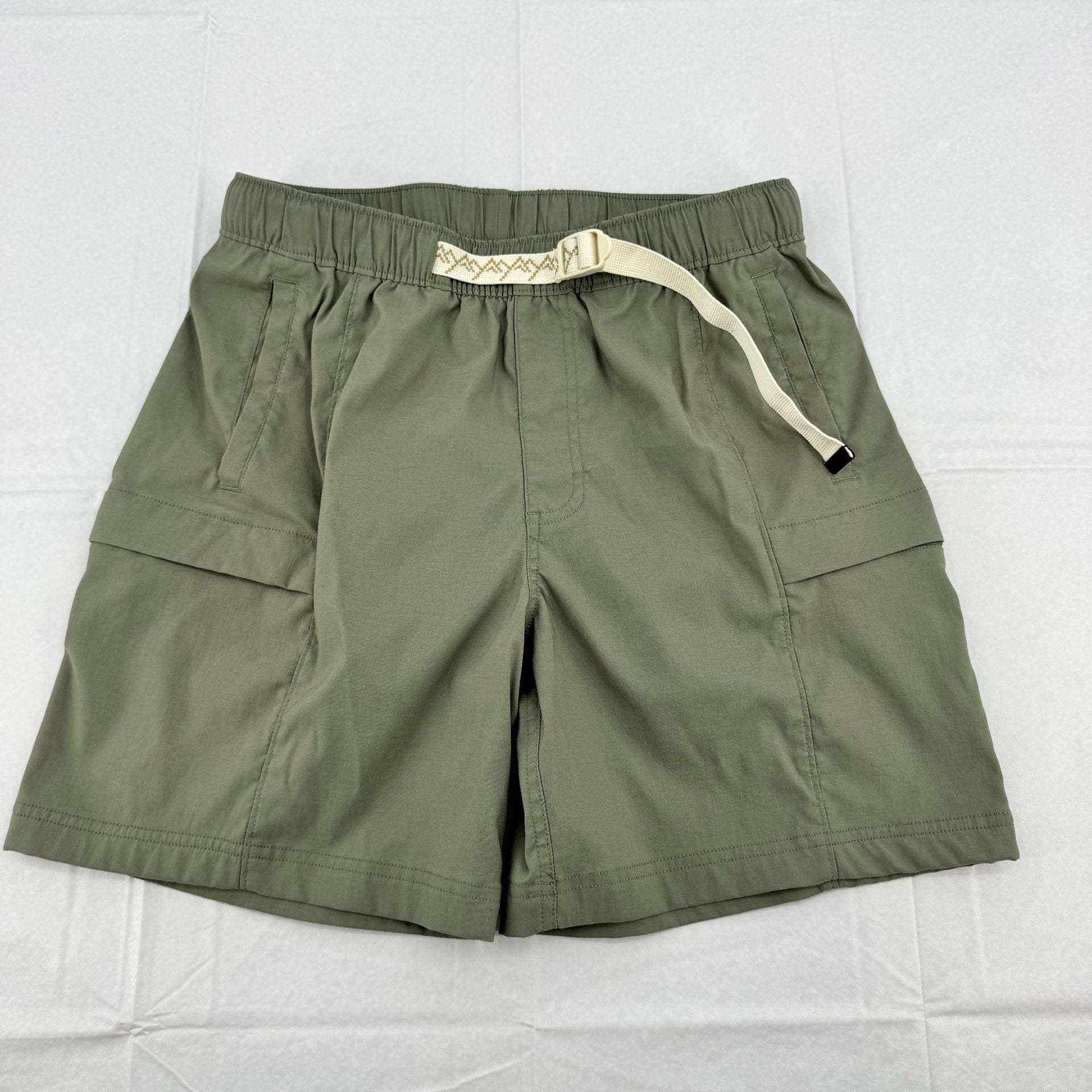 The North Face Cargo Shorts Size S Green Belted Hiking Outdoor 2