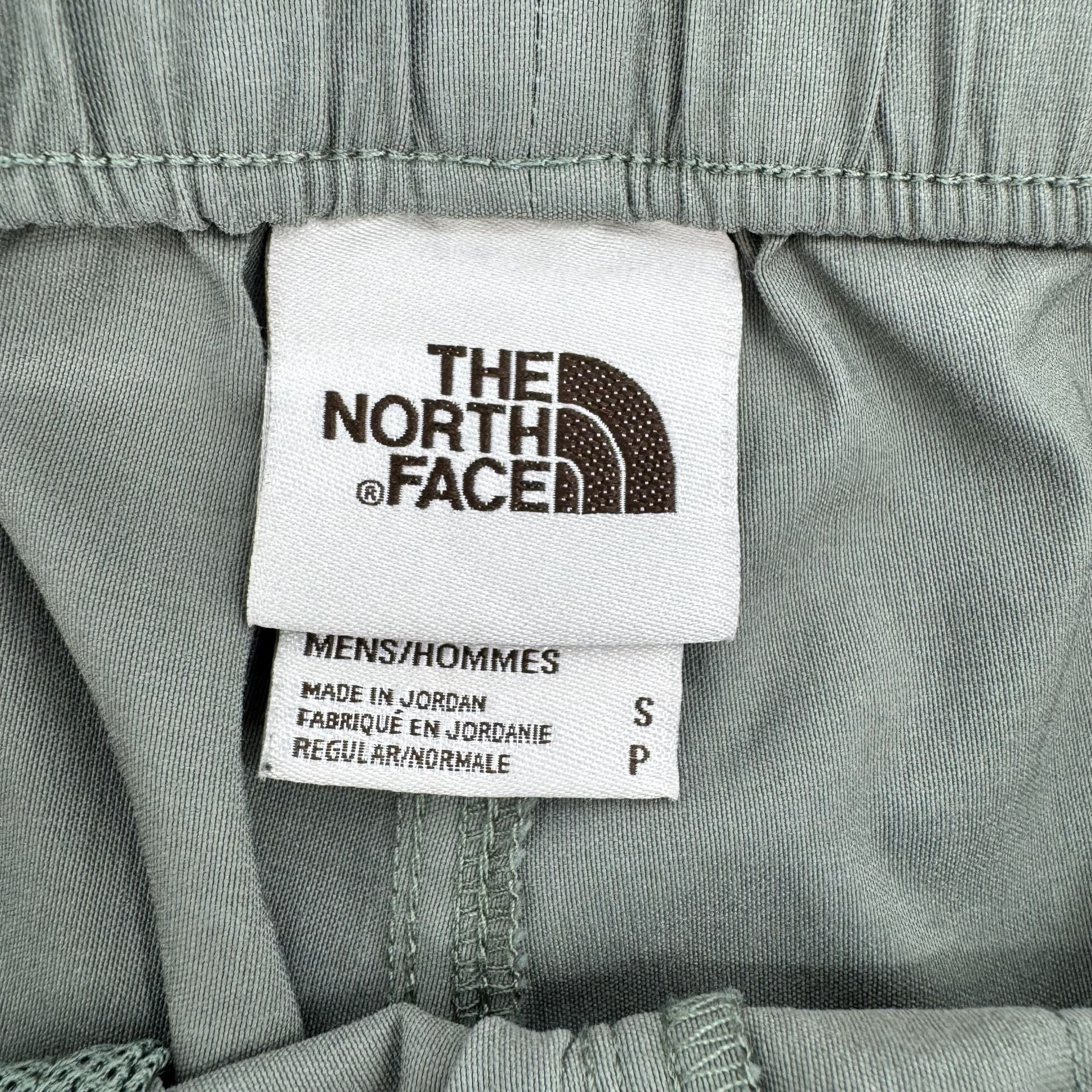 The North Face Cargo Shorts Size S Green Belted Hiking Outdoor 3