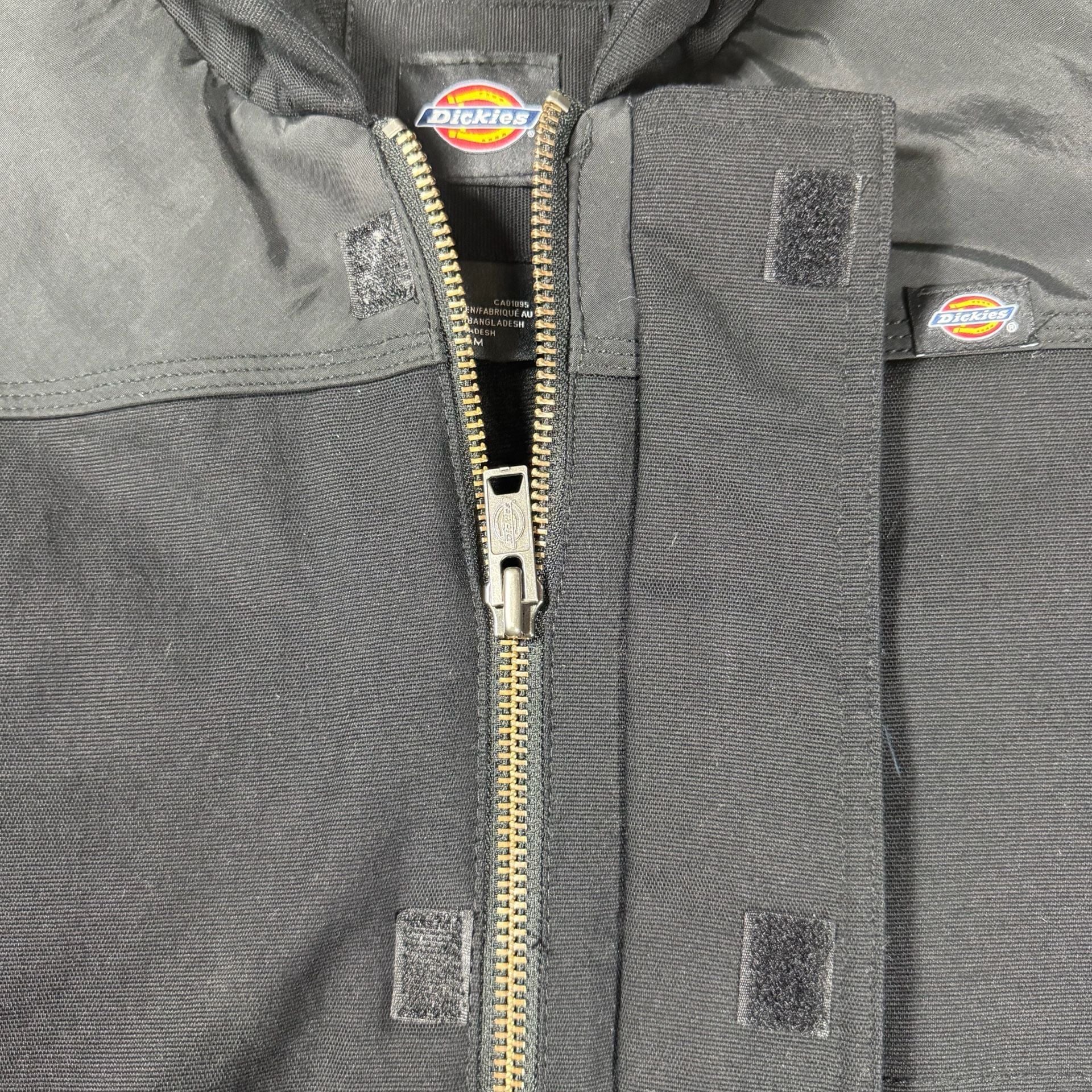 Dickies Renegade Jacket Medium Black DuraTech Canvas Insulated Coat 4
