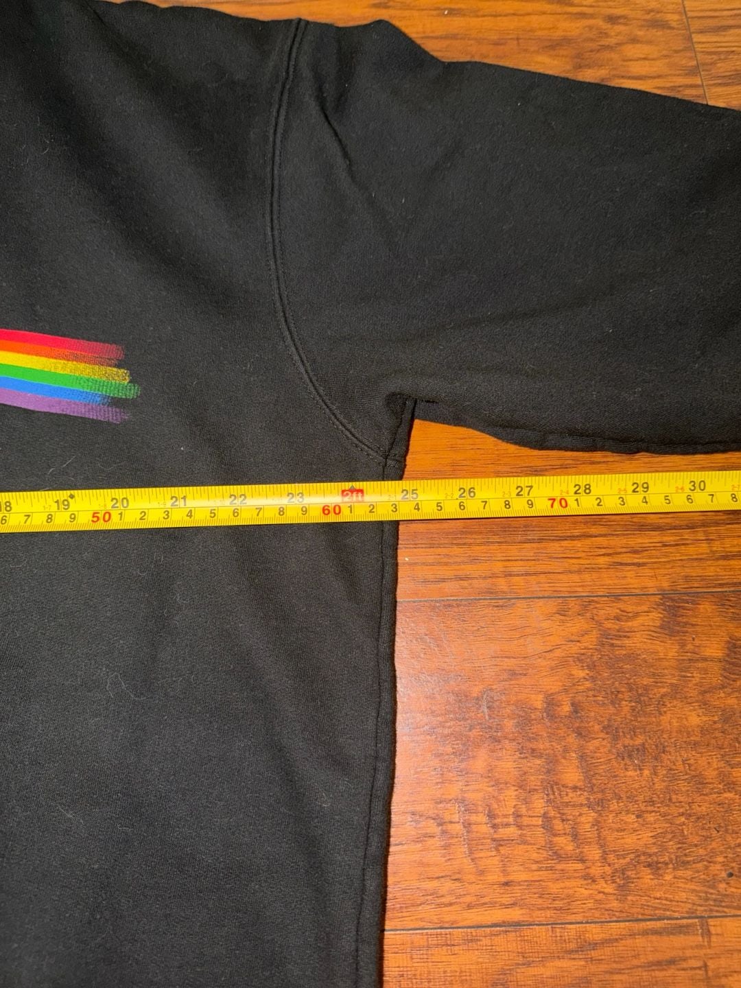 Pink Floyd Dark Side Of The Moon Hoodie Size L Black Pullover 6